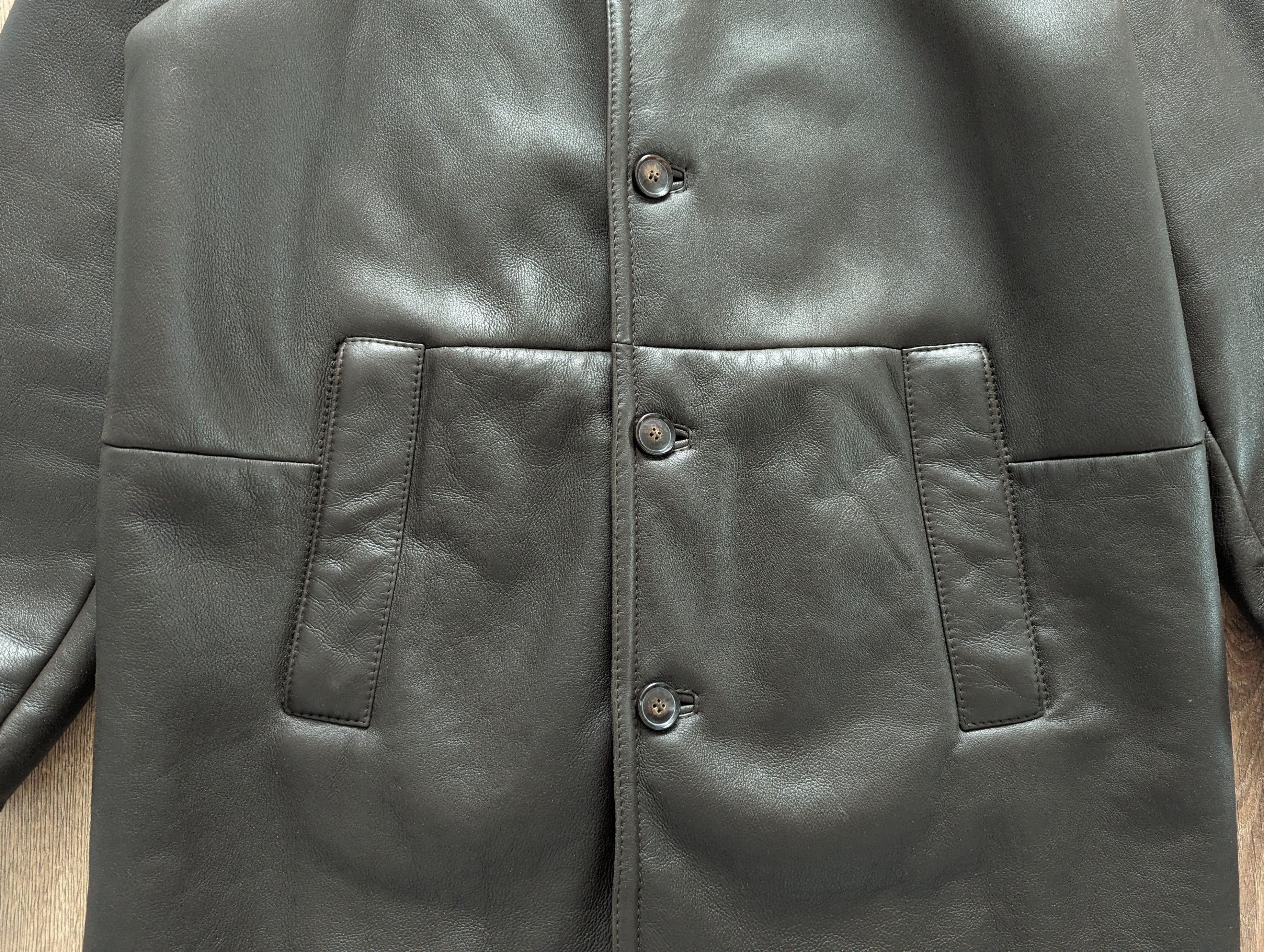 Hugo Boss HUGO BOSS Spanish Merino Lamb Brown Shearling Luxury Brand Size US L / EU 52-54 / 3 - 5 Thumbnail