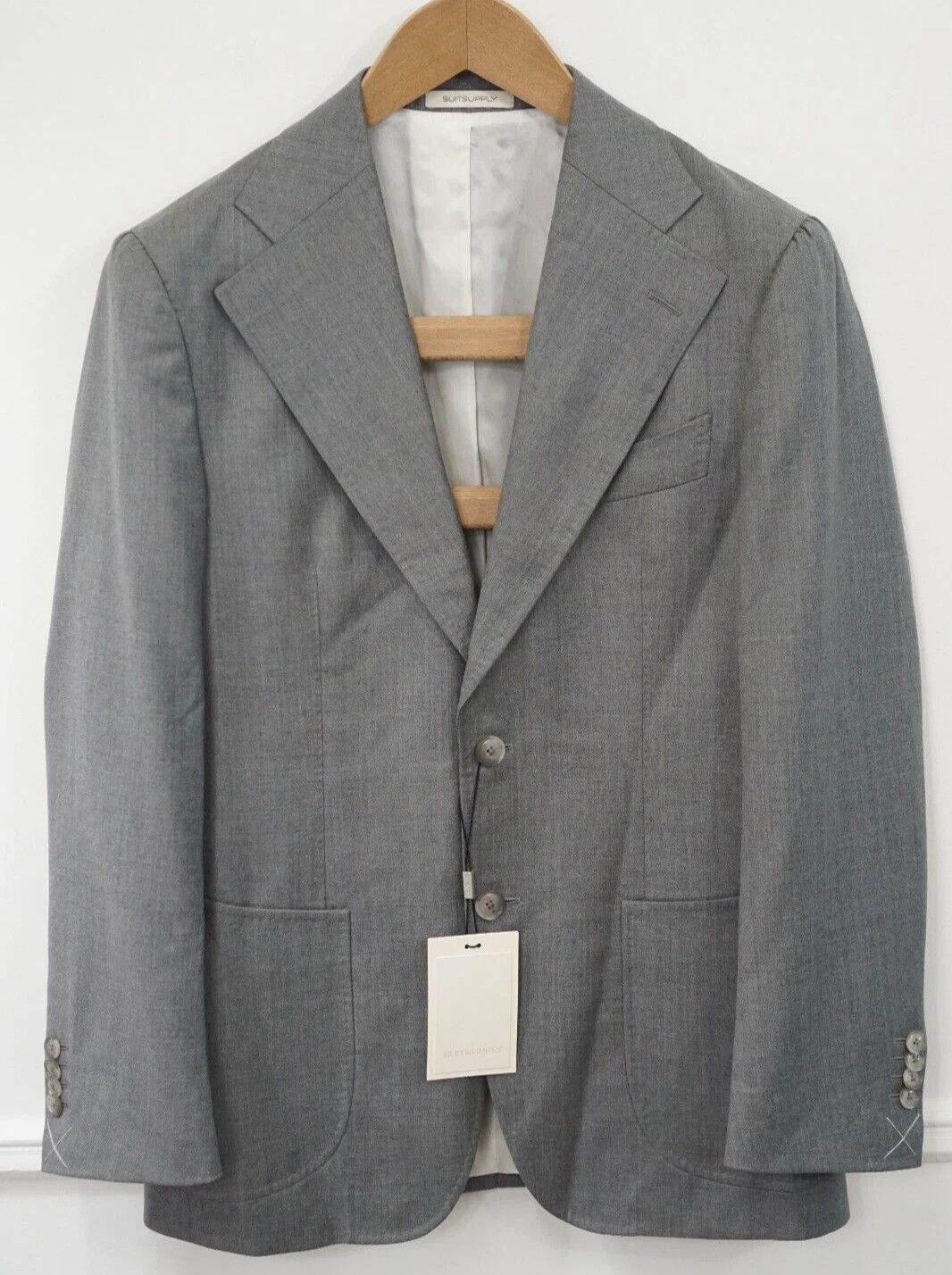 Suitsupply Men Suitsupply Blazer Havana Patch Wide Label Wool US38S Size 38S - 1 Thumbnail