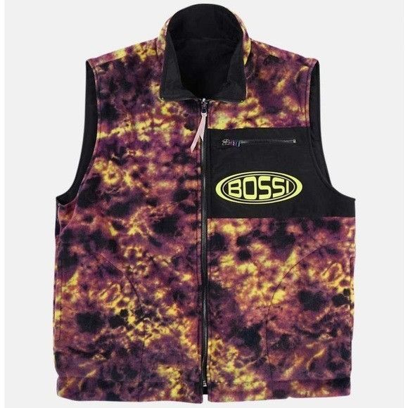 Other Bossi Reversible Fleece Vest Tie Dye Black Men’s Size Medium Size US M / EU 48-50 / 2 - 1 Thumbnail