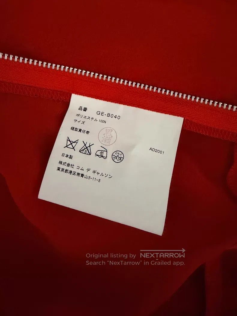 Comme des Garcons Comme des Garcons Size F Rosa Blouse Red Size S / US 4 / IT 40 - 6 Thumbnail