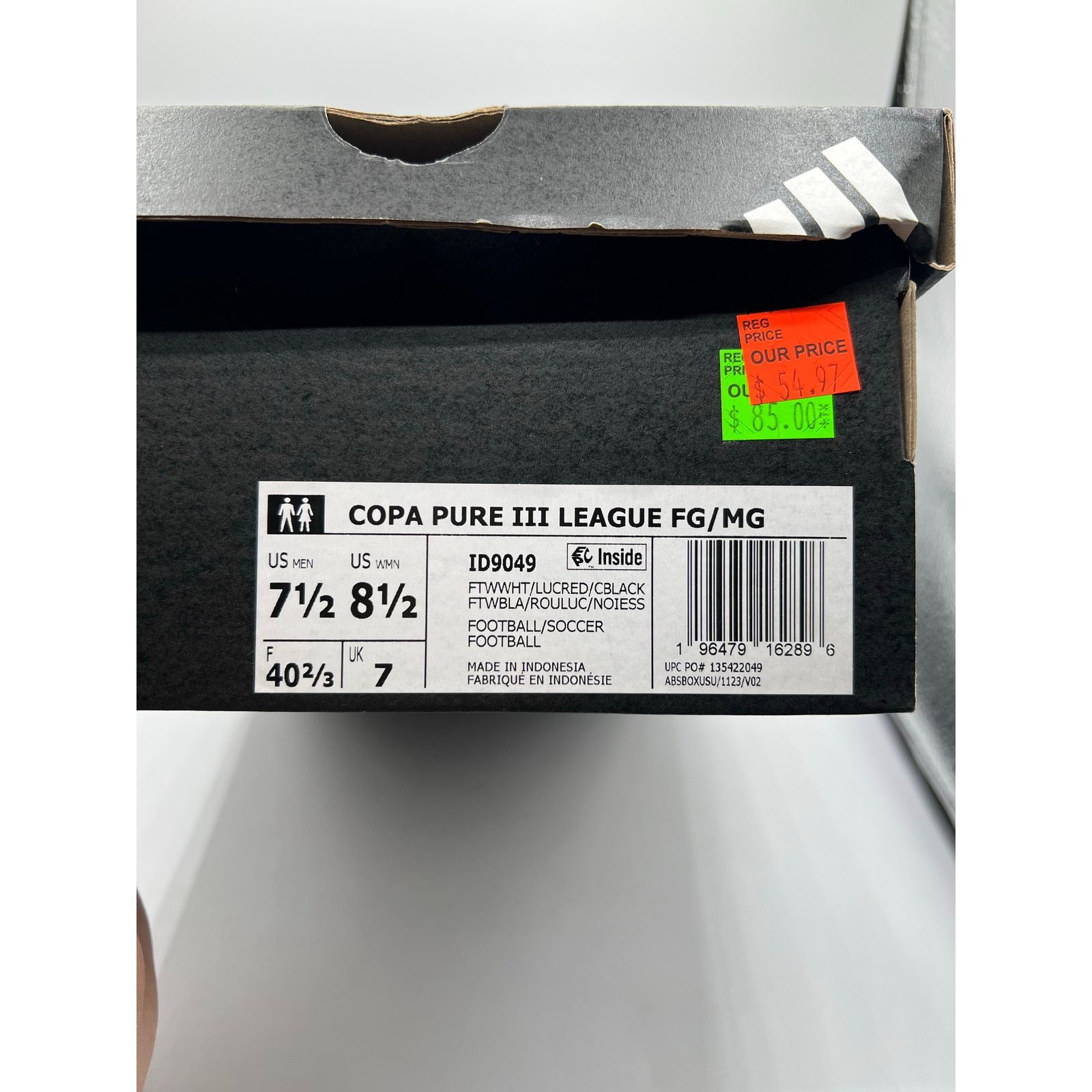 Adidas Adidas Copa Pure 3 League FG/MG “Pure Victory” size 7.5 mens Size US 7.5 / EU 40-41 - 8 Thumbnail