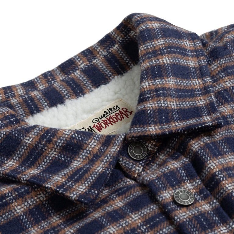 Stussy Sherpa Lined Plaid Over Shirt Size US S / EU 44-46 / 1 - 5 Thumbnail