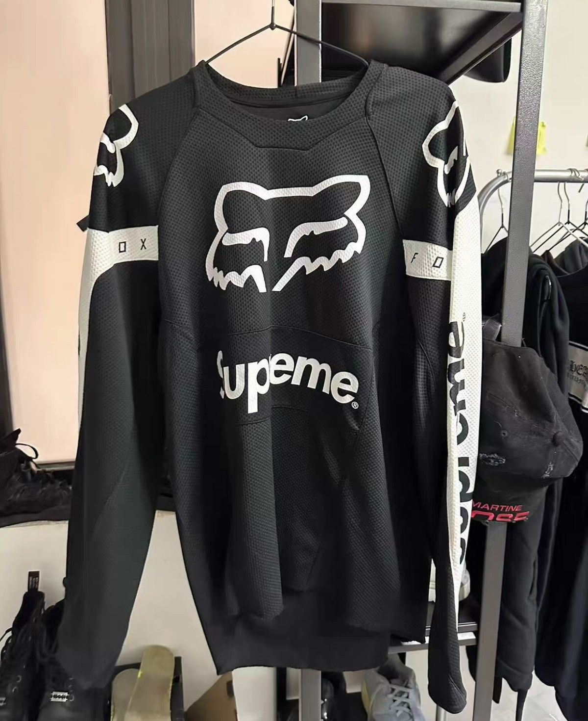 Supreme Supreme Fox Racing DMX Jersey Black Size Medium | Grailed