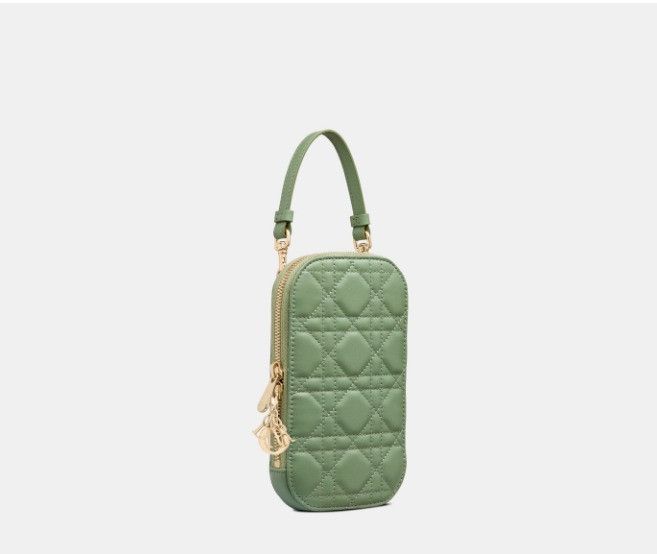Dior o1w1db10425 S0872O Size: OS / Phone Holder in Deep Mint Size ONE SIZE - 1 Thumbnail