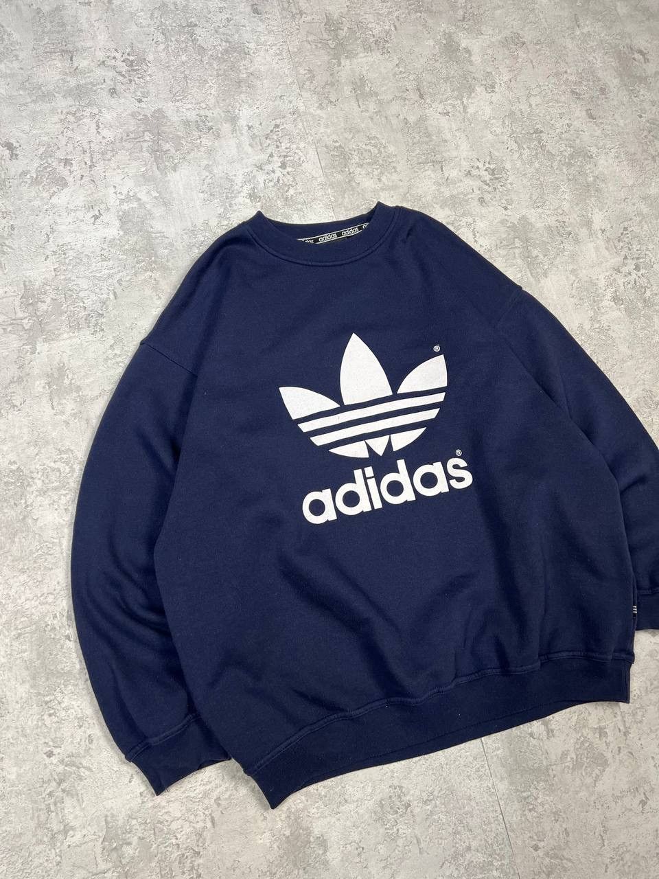 Adidas Vintage Adidas Sweatshirt Big Logo Size US L / EU 52-54 / 3 - 2 Thumbnail