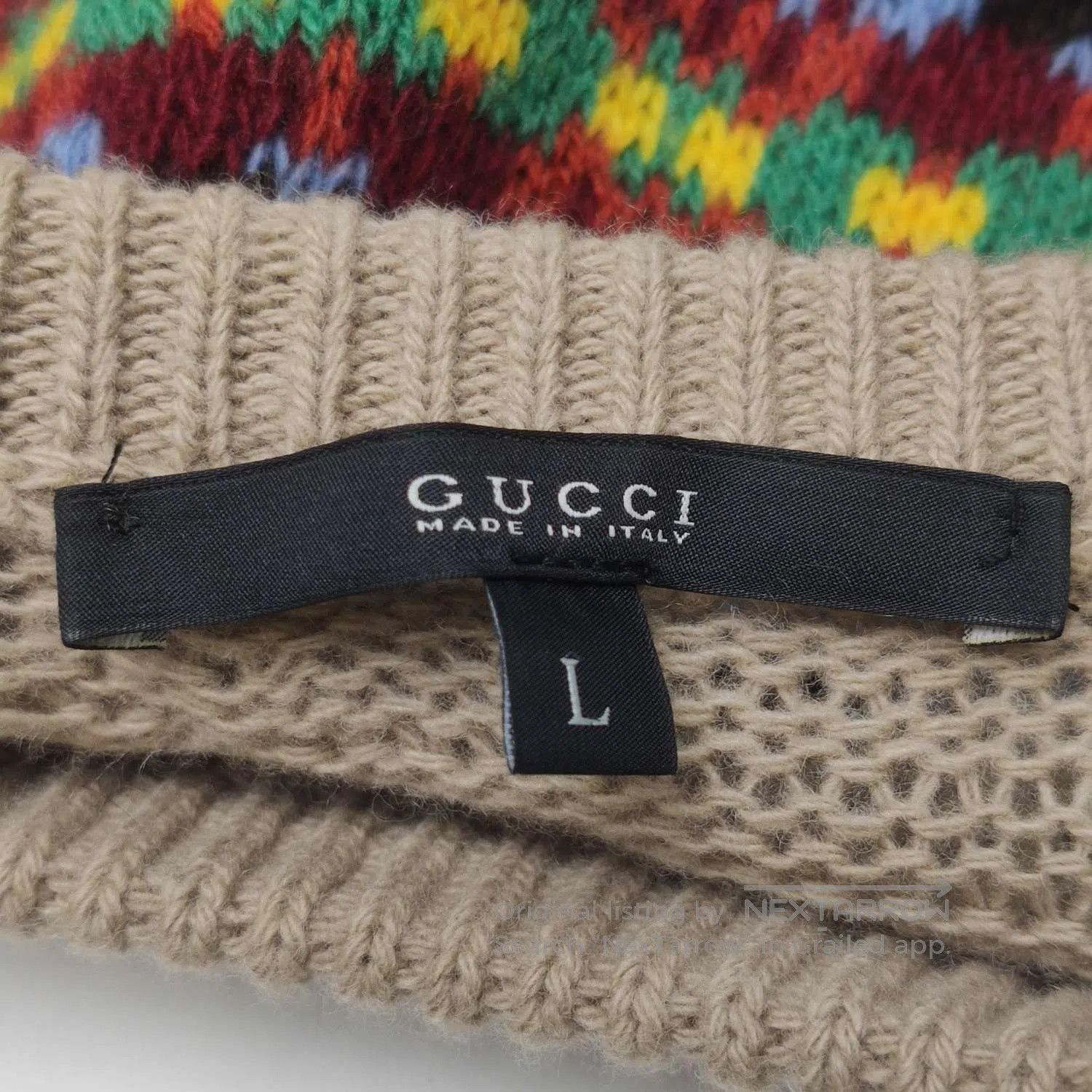 Gucci Gucci Multicolor Patterned Crewneck Long. Size US L / EU 52-54 / 3 - 5 Thumbnail