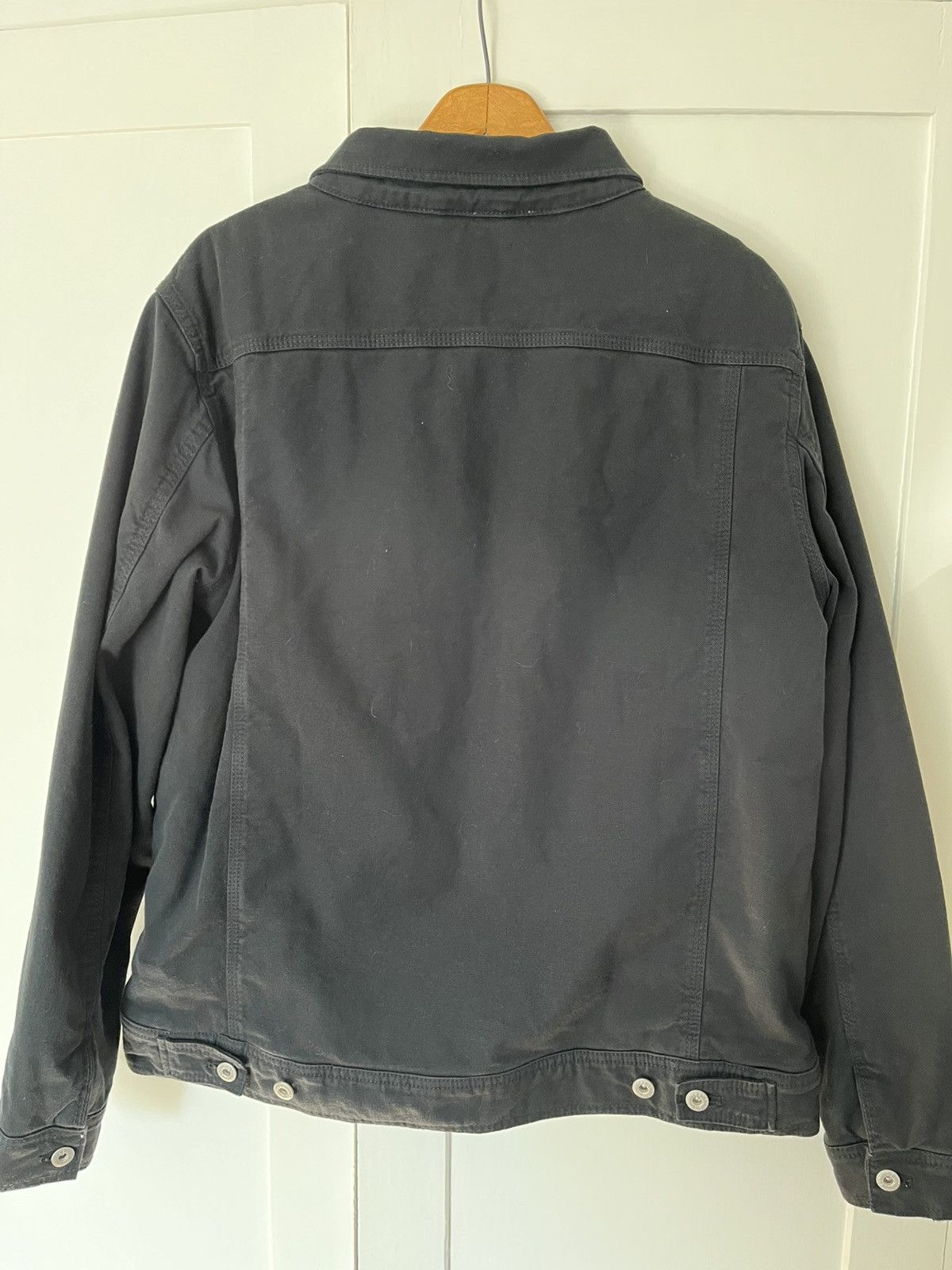 Stan Ray Trucker Jacket Lined Black Duck