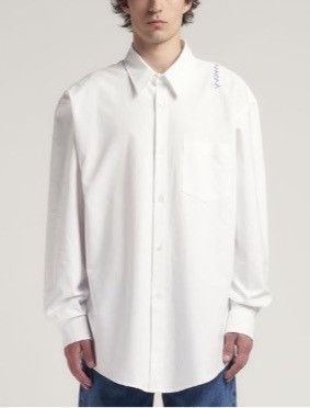 Marni o1f1d3z0326 Shirt in White Size US L / EU 52-54 / 3 - 1 Thumbnail