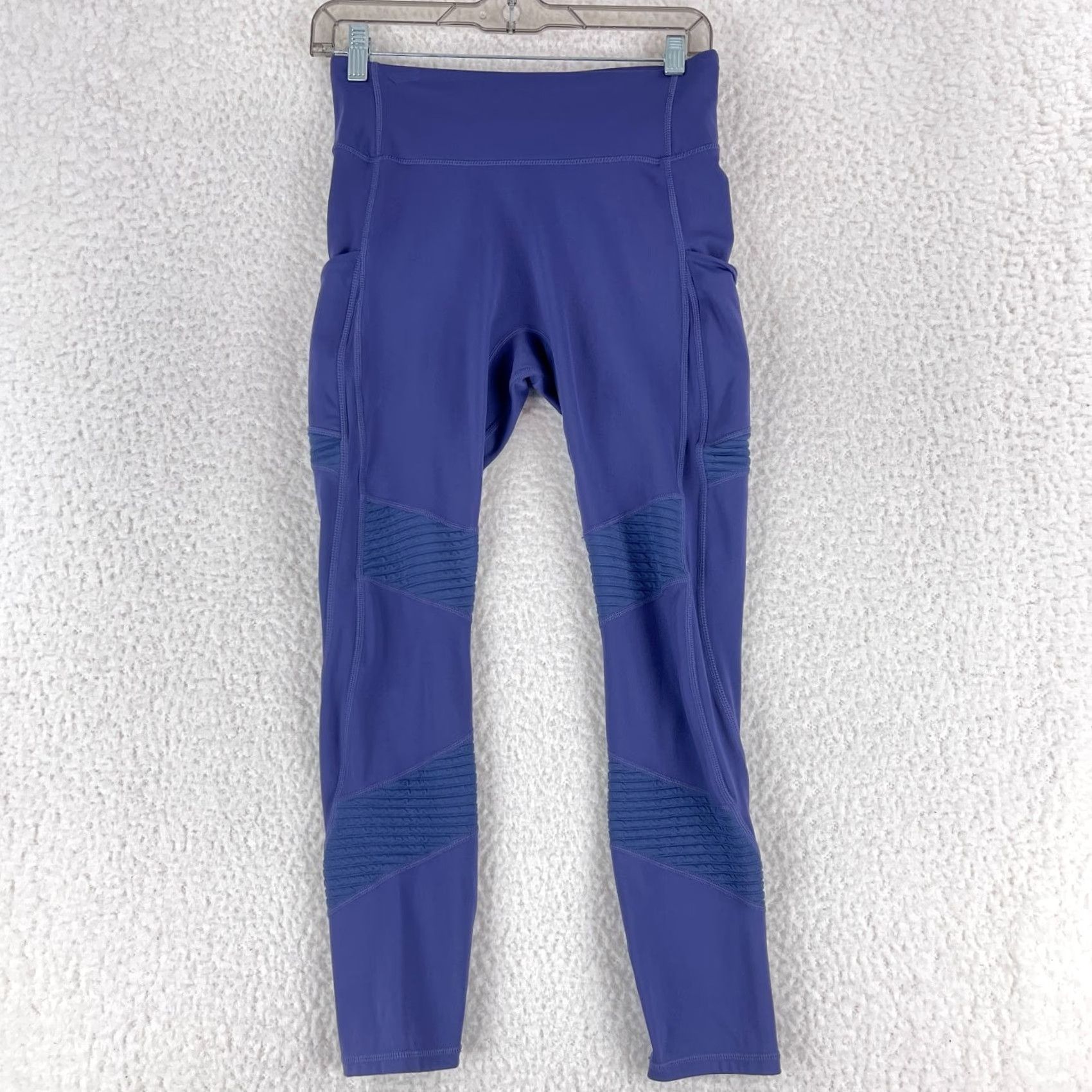 Fabletics Fabletics Motion 365 Purple Full Length Leggings Womens Pull On Stretch Size S Size 27" / US 4 / IT 40 - 2 Thumbnail