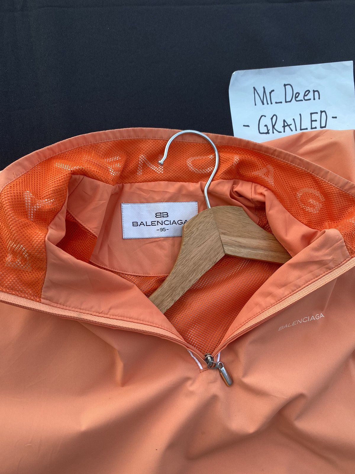 Balenciaga Rare Balenciaga Nylon Orange Outerwear Size US M / EU 48-50 / 2 - 9 Thumbnail