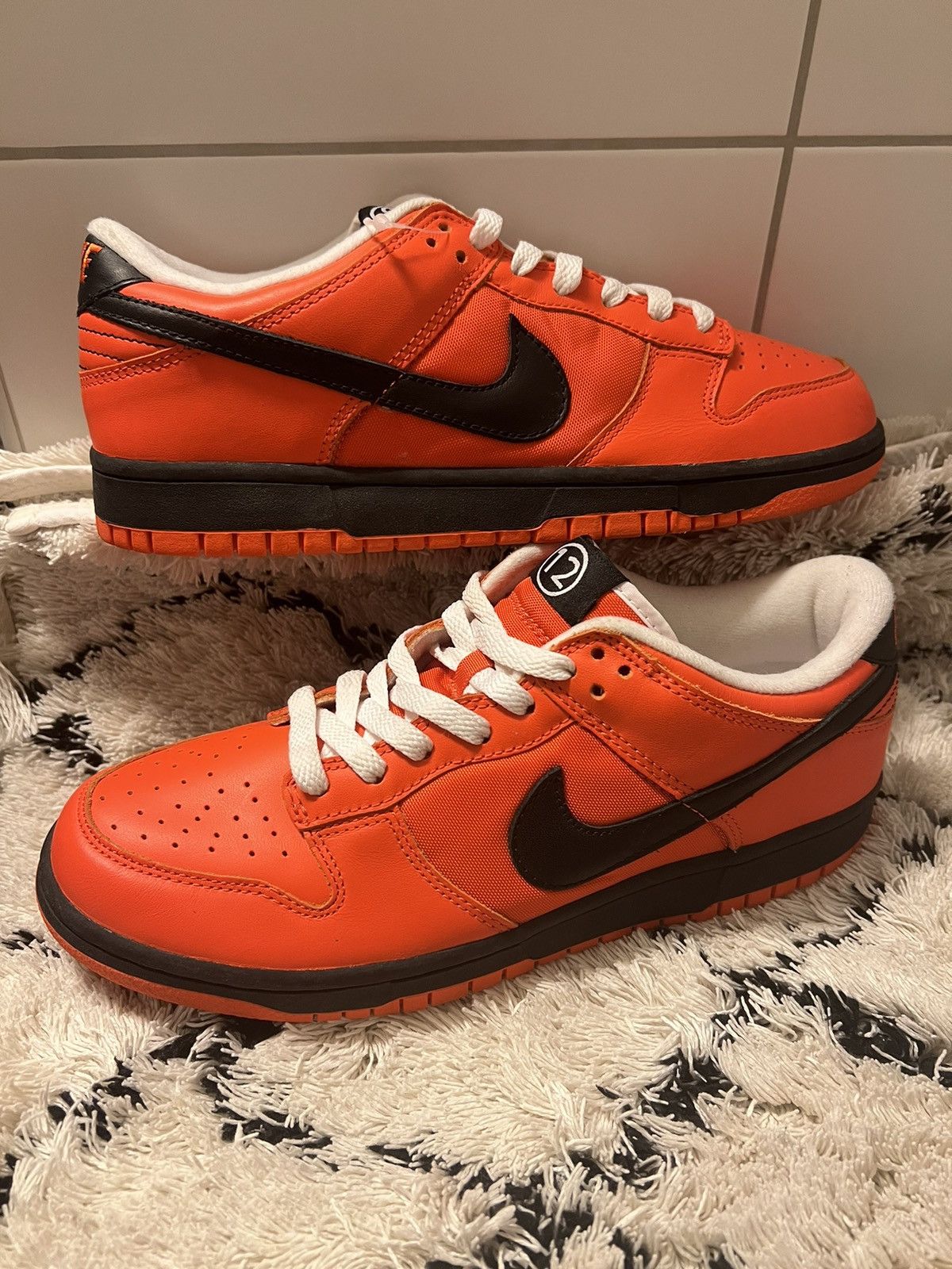 image of Nike Dunk Low Holland Euro Shoes in Orange, Men's (Size 9.5)