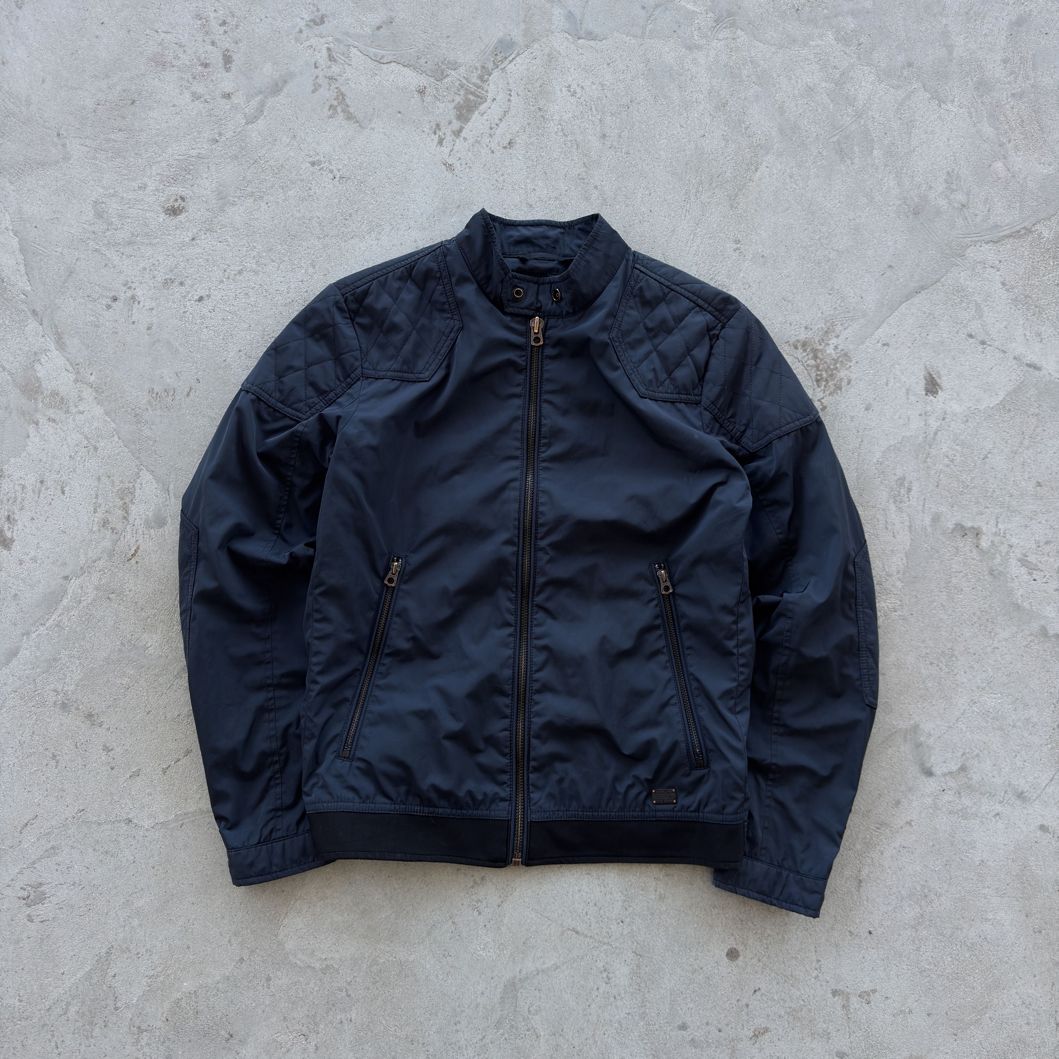 Diesel Vintage Diesel Moto Racer Bomber Jacket Quilted Shoulder Size US M / EU 48-50 / 2 - 1 Thumbnail