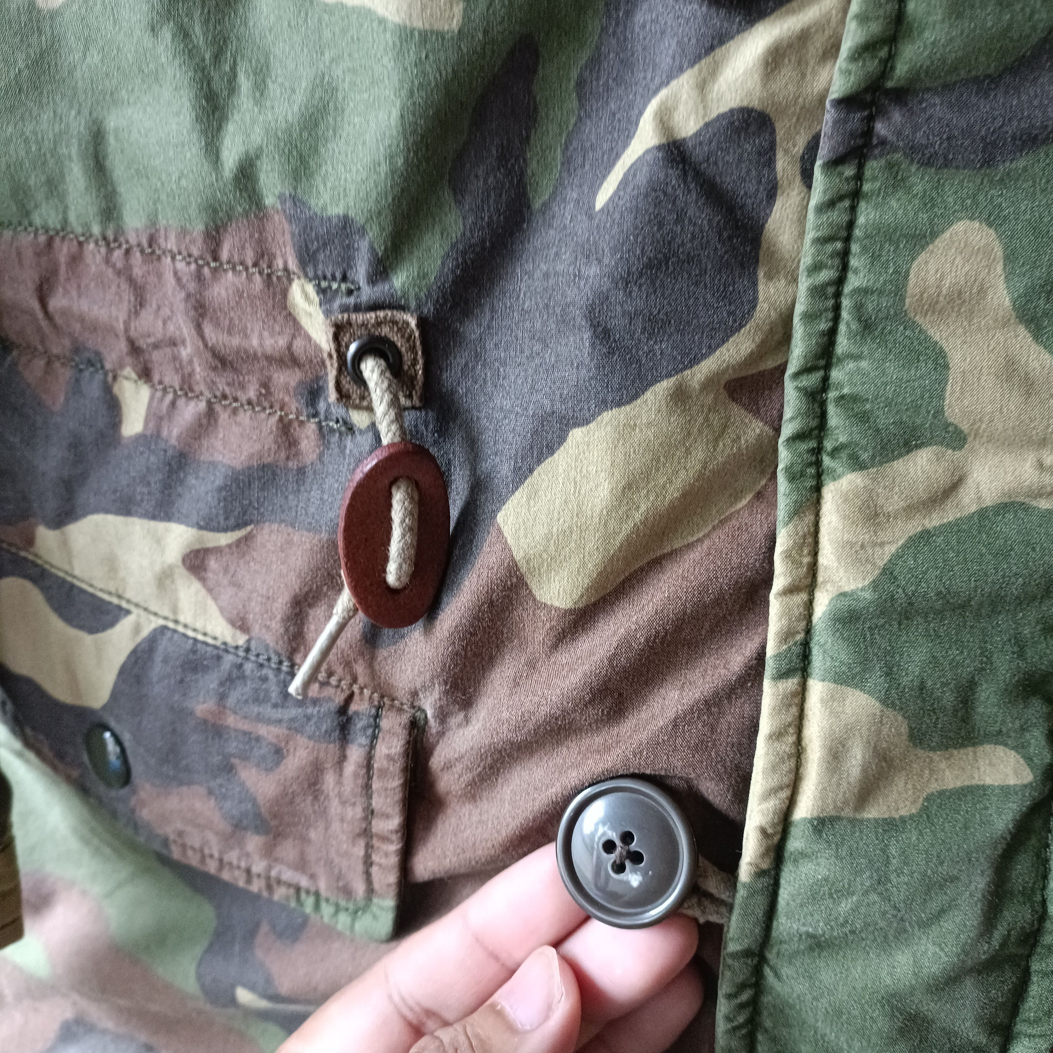Hysteric Glamour 2000s Johnbull N-3B Parka Jacket Military Camo LGB Goa style Size US S / EU 44-46 / 1 - 4 Thumbnail