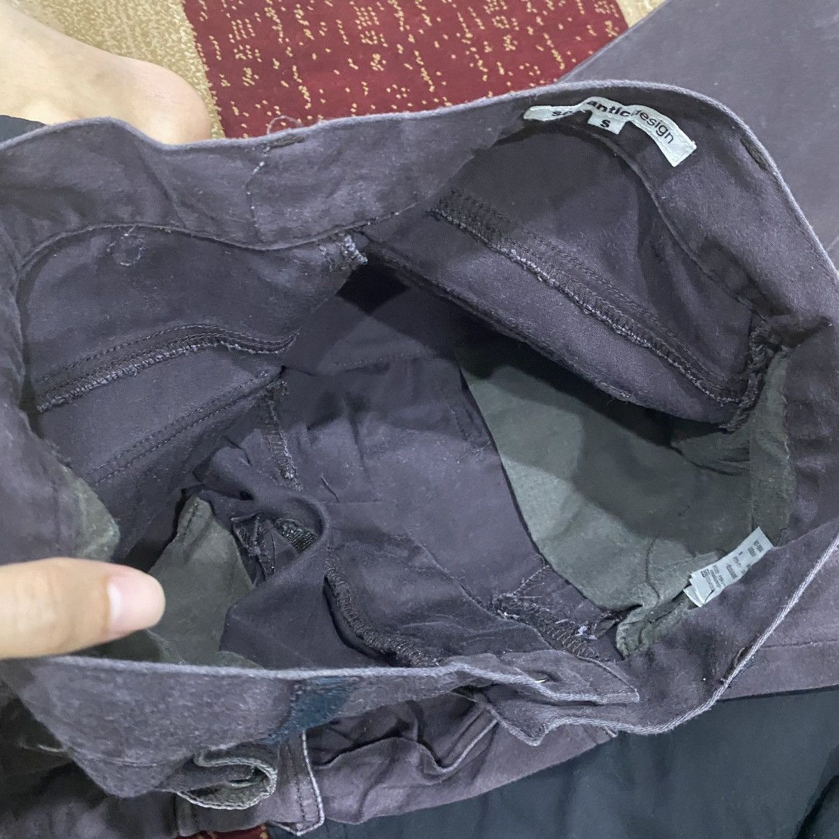 semanticdesign Semantic Design Japan Multi-Pocket 3D Flared Cargo Pants Size US 30 / EU 46 - 17 Thumbnail