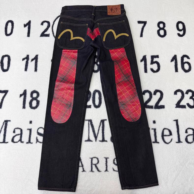 パンツ Palace x Evisu Dice Denim Jean 31 BLACK Evisu × Palace Evisu Palace dice denim | Grailed