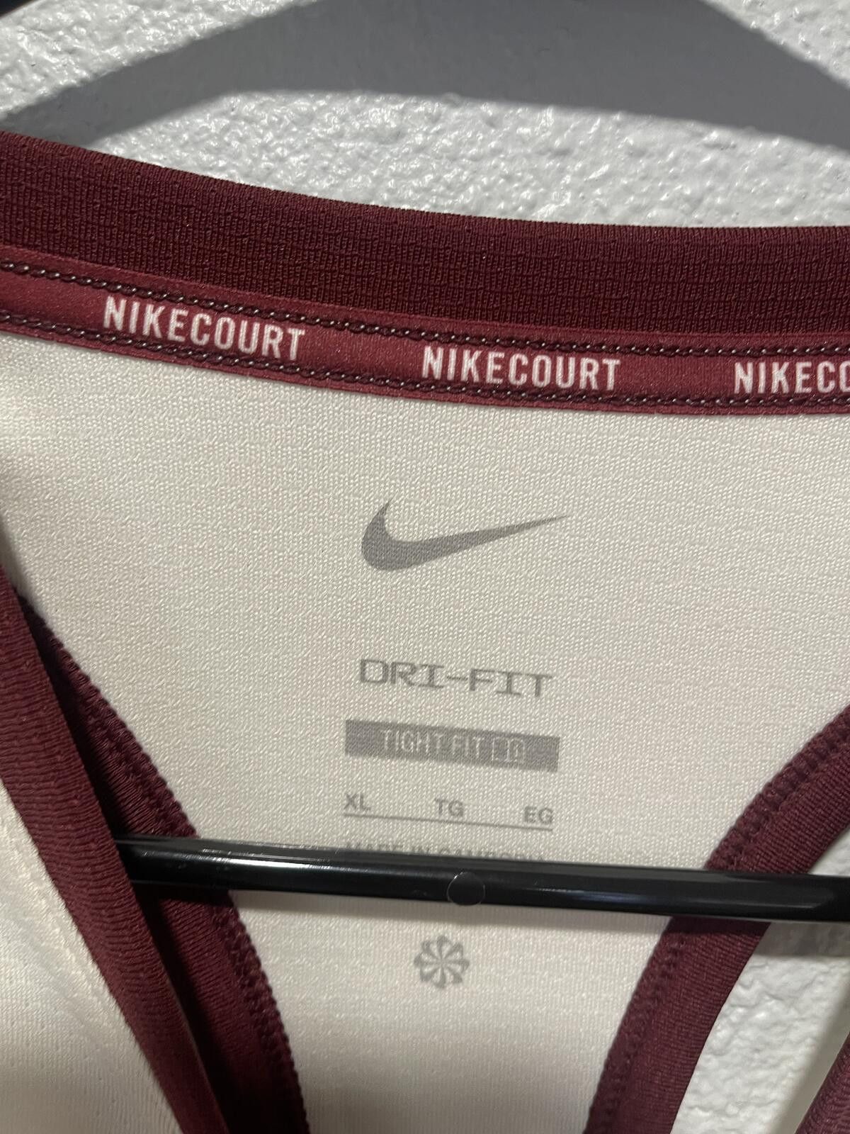 Nike Nike Court Slam Tennis Dress FZ6742-110 Womens XL Size XL / US 12-14 / IT 48-50 - 3 Thumbnail