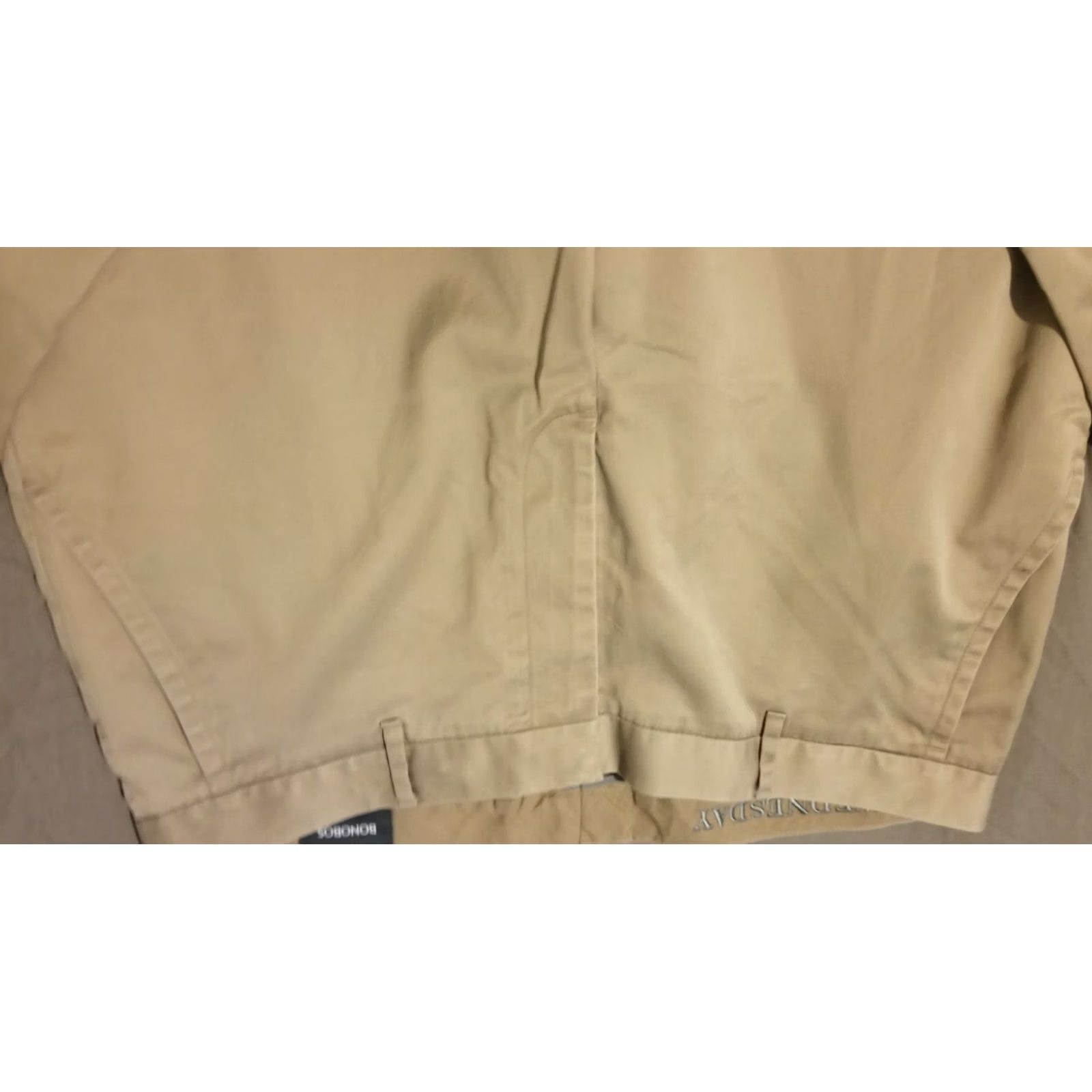Bonobos Mens Bonobos Khaki Dress Pants 38x32 Cotton Slack Chino Trouser 38x31 Size US 38 / EU 54 - 4 Thumbnail