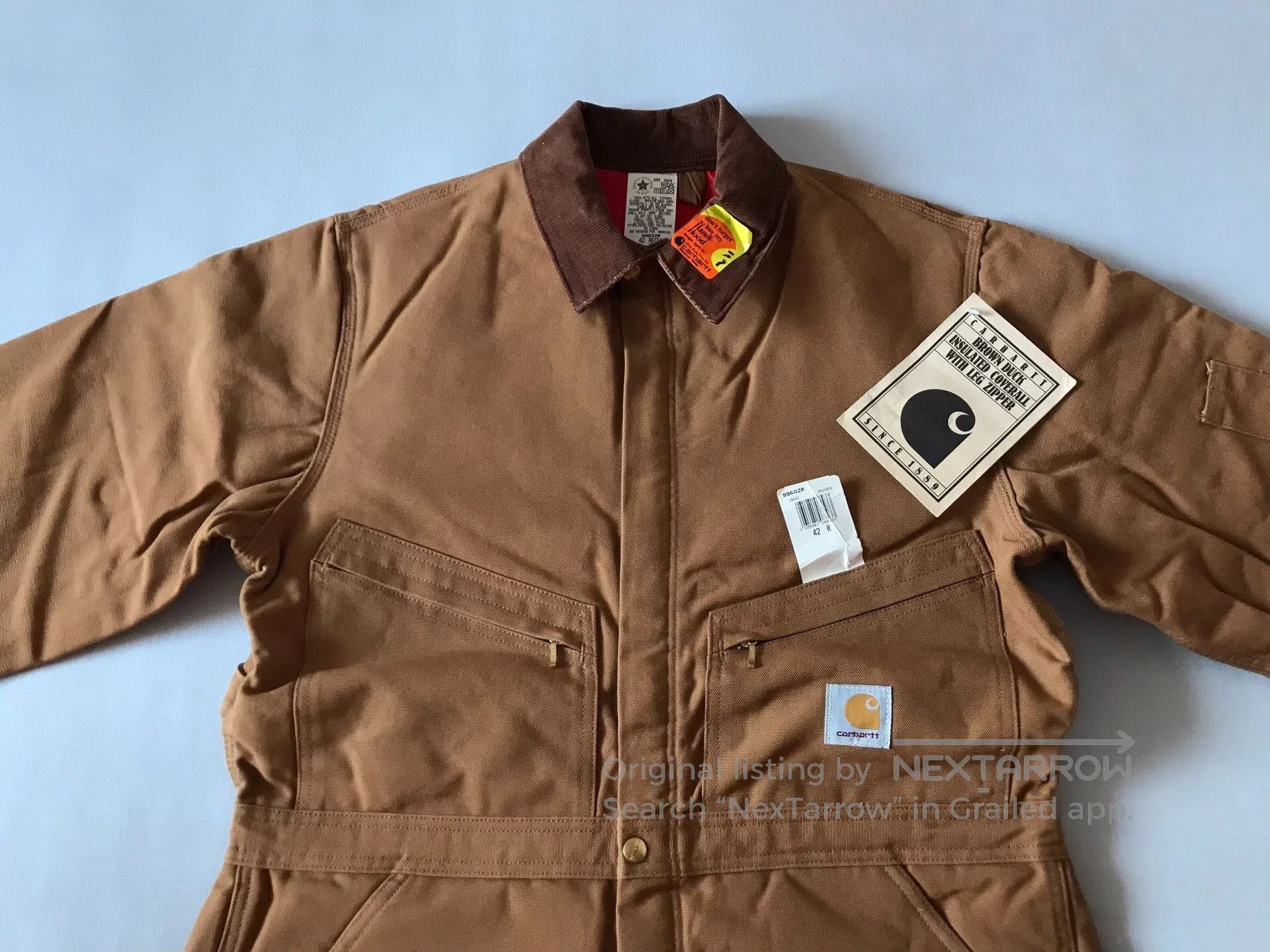 Carhartt 90s Carhartt 996QZR Coveralls. Size US 26 / EU 42 - 3 Thumbnail
