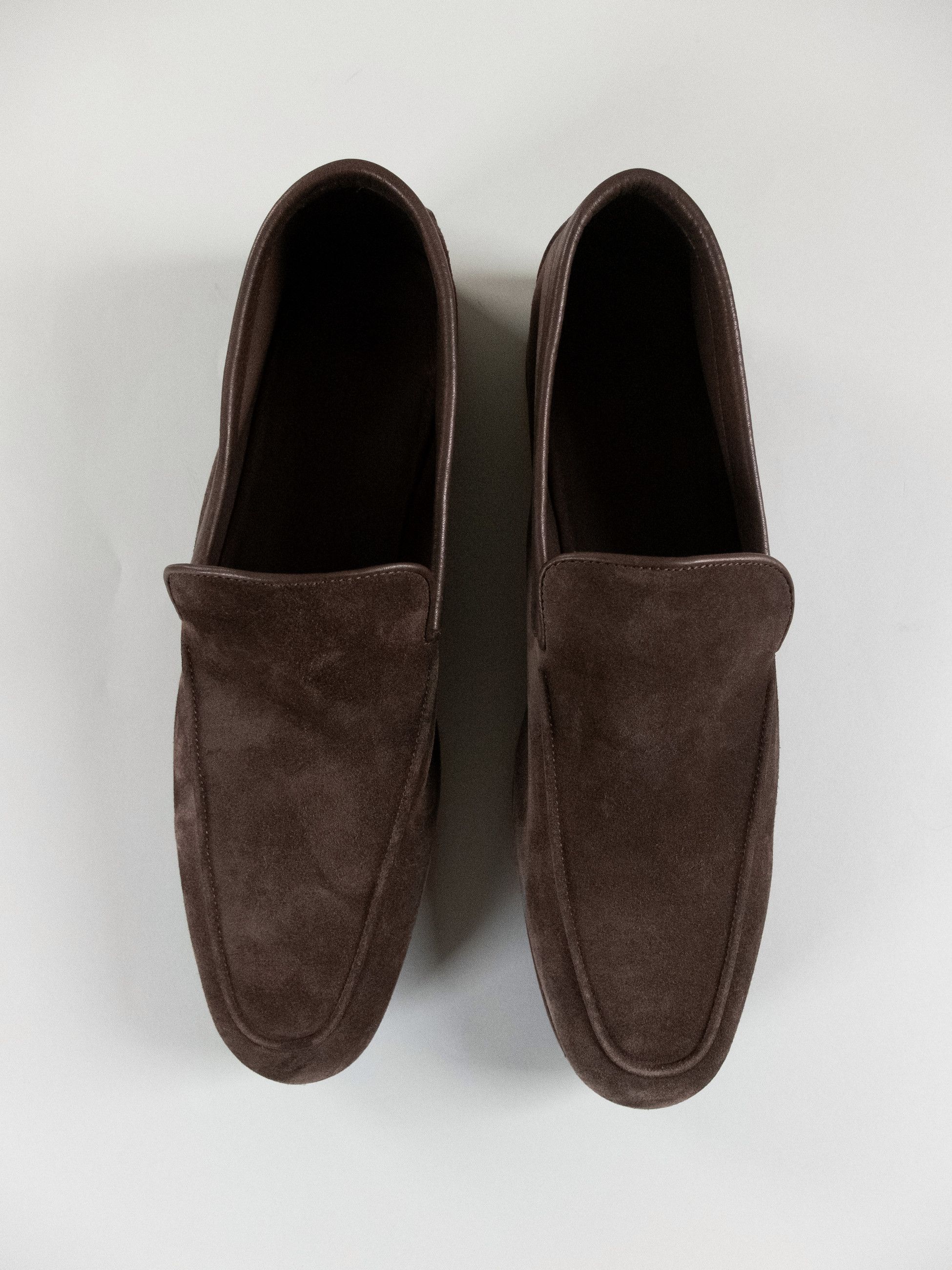John Lobb JOHN LOBB Tyne brown suede & leather unlined loafers 10 43 Size US 10 / EU 43 - 2 Thumbnail