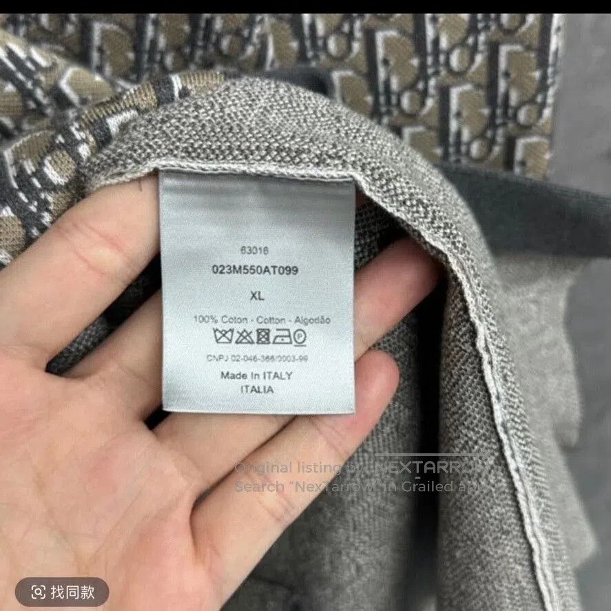 Dior dior jacquard logo knit shirt jacket. Size US L / EU 52-54 / 3 - 4 Thumbnail