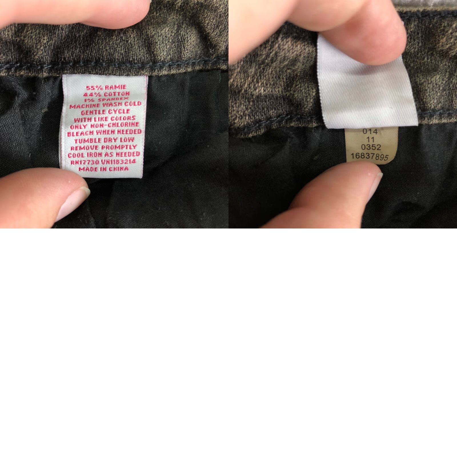 Vintage Xhilaration Jeans Skinny Denim Brown Mid Rise Womens Size 11 Juniors Cotton 30 In Inseam 30 In Zip Size 32" / US 10 / IT 46 - 8 Thumbnail