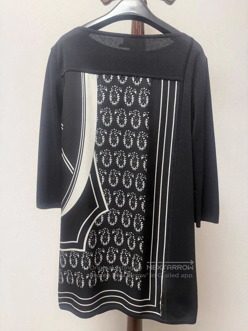 Hermes Hermes Spring/Summer Twillaine Series Black and White Prin Size XS / US 0-2 / IT 36-38 - 2 Thumbnail