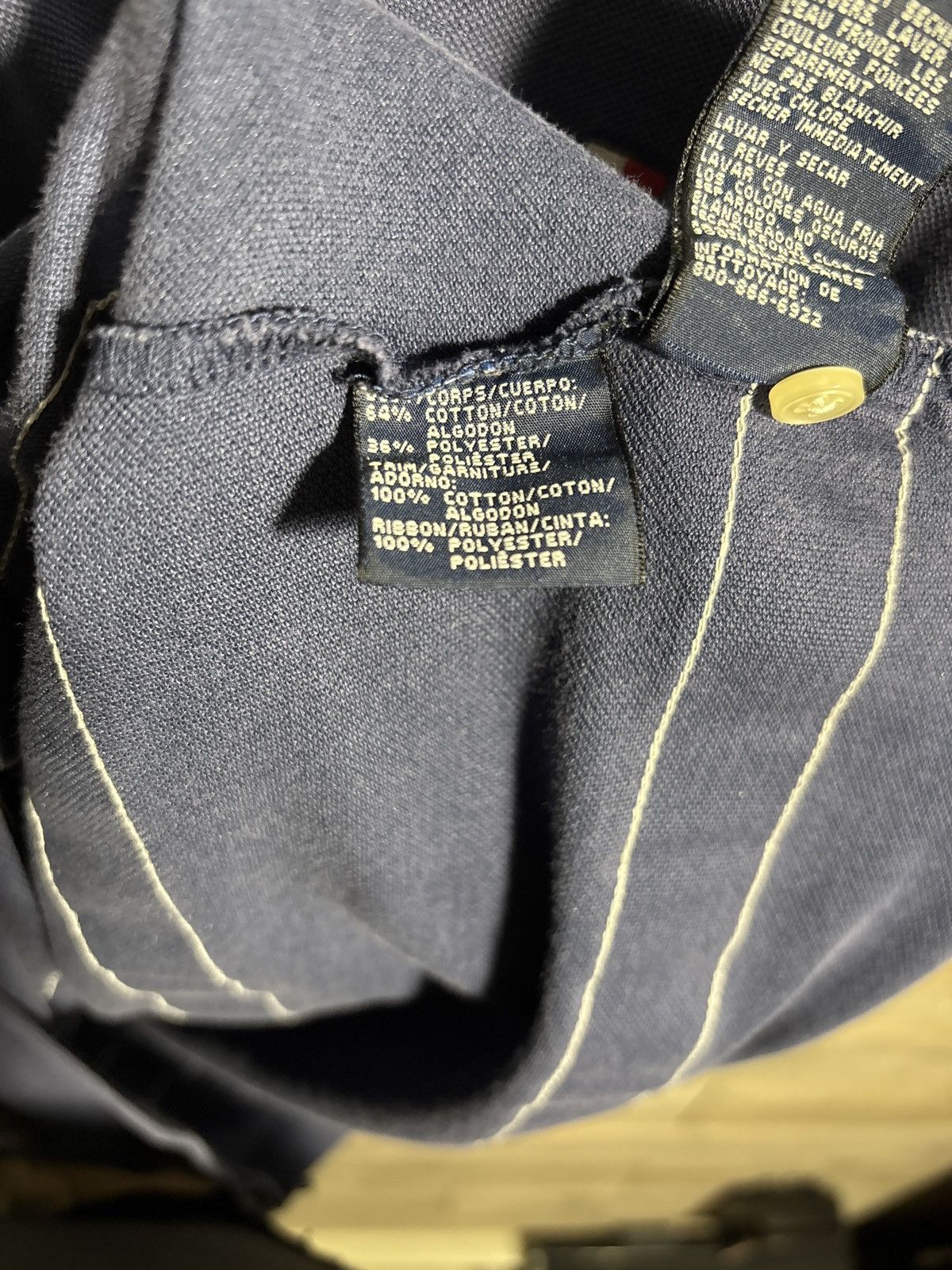 Tommy Hilfiger Y2K Blue Golfer polo shirt vintage prep style(small) Size US S / EU 44-46 / 1 - 4 Thumbnail