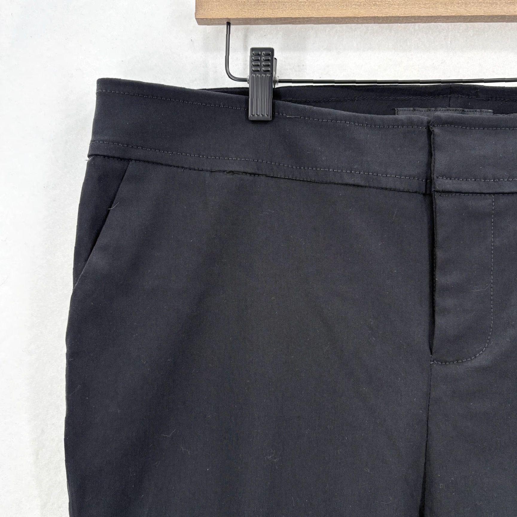 Torrid Torrid Pants Womens 18 Black Straight Leg Deluxe Stretch Career Work NWT Size 40" / US 18 - 3 Thumbnail
