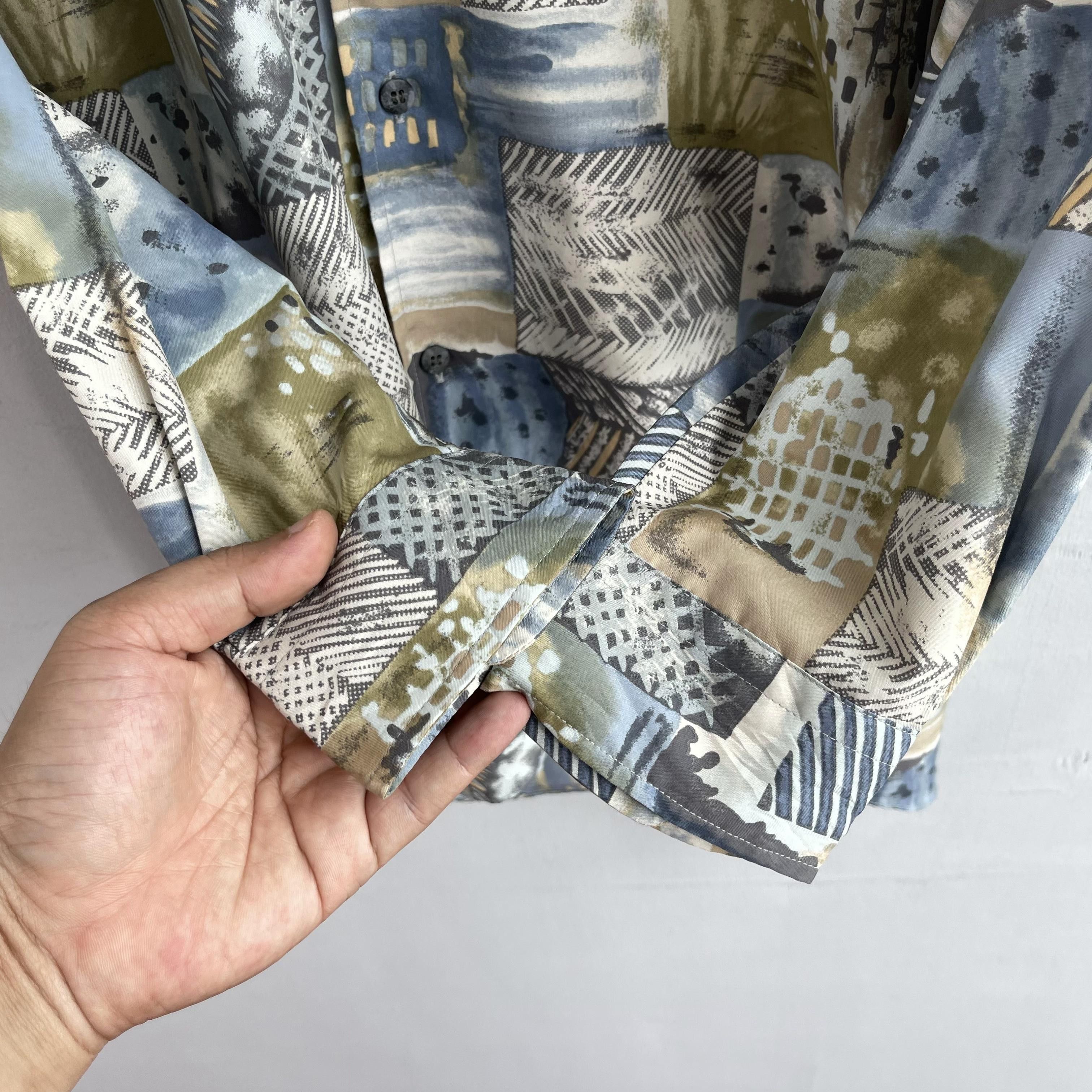 Japanese Brand Vintage Abstract Crazy Funky Pattern Psychedelic Baroque Size US M / EU 48-50 / 2 - 7 Thumbnail