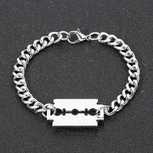 Designer Chain Bracelet Razor Size ONE SIZE - 1 Thumbnail
