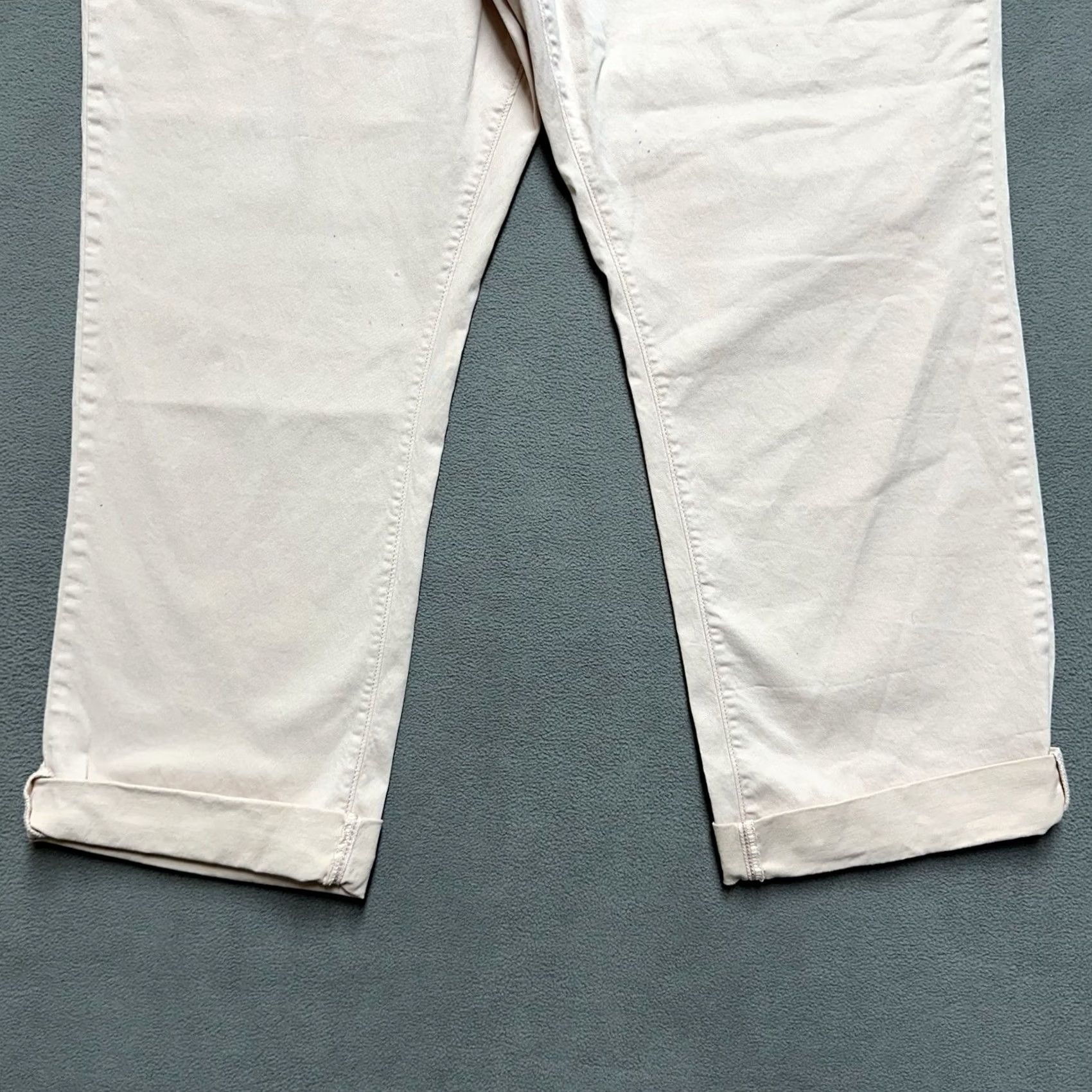 Vintage Pilcro Pants Womens 33 Light Pink Utility Pocket Cuffed Cropped Size 24" / US 00 / IT 34 - 4 Thumbnail
