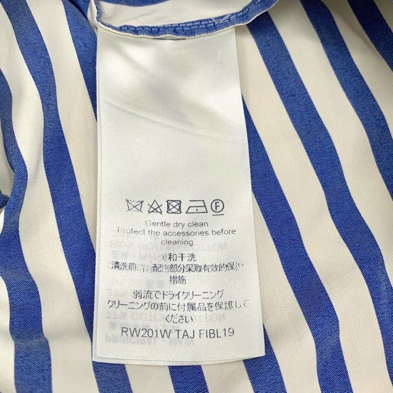 Louis Vuitton Louis Vuitton Light Blue Stripe Side Button Cotton Sleevel Size XXS / US 00 / IT 34 - 7 Thumbnail