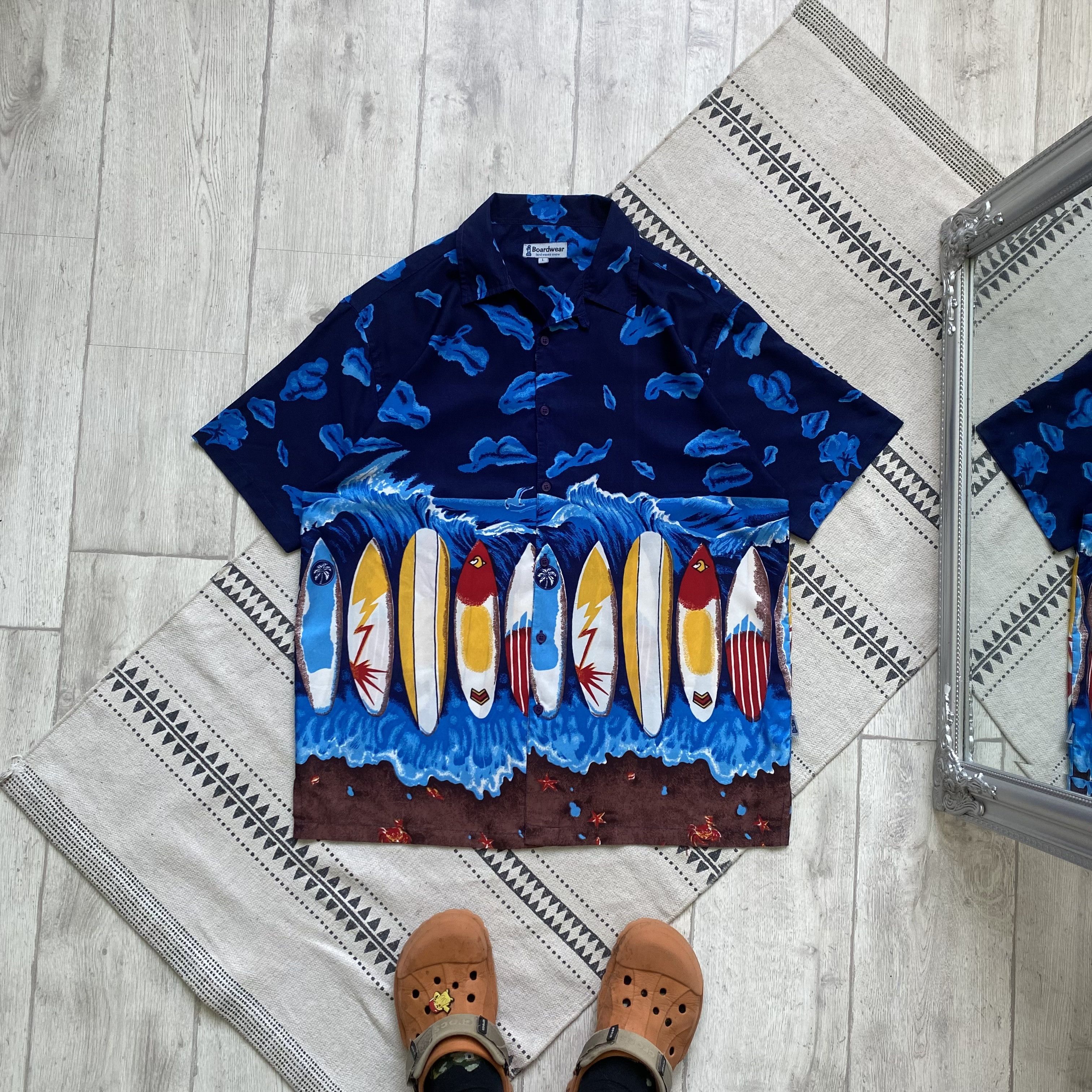 Billabong 🏄🏻‍♂️ Vintage Surf Hawaiian Shirt Y2K Oneill Billabong Size US L / EU 52-54 / 3 - 1 Thumbnail