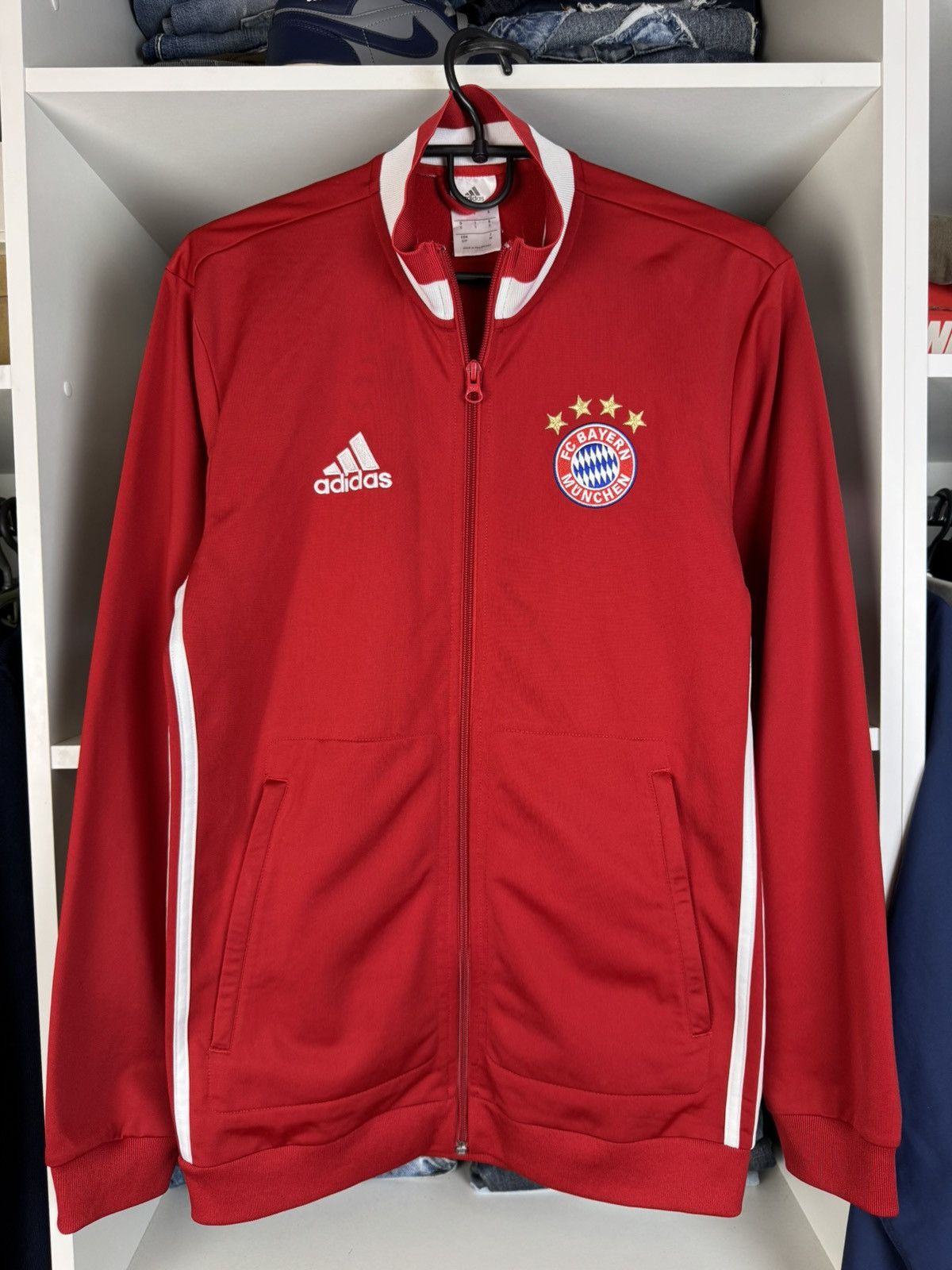 Other 2016 2017 Adidas Bayern Munich Track Jacket Size US S / EU 44-46 / 1 - 1 Thumbnail