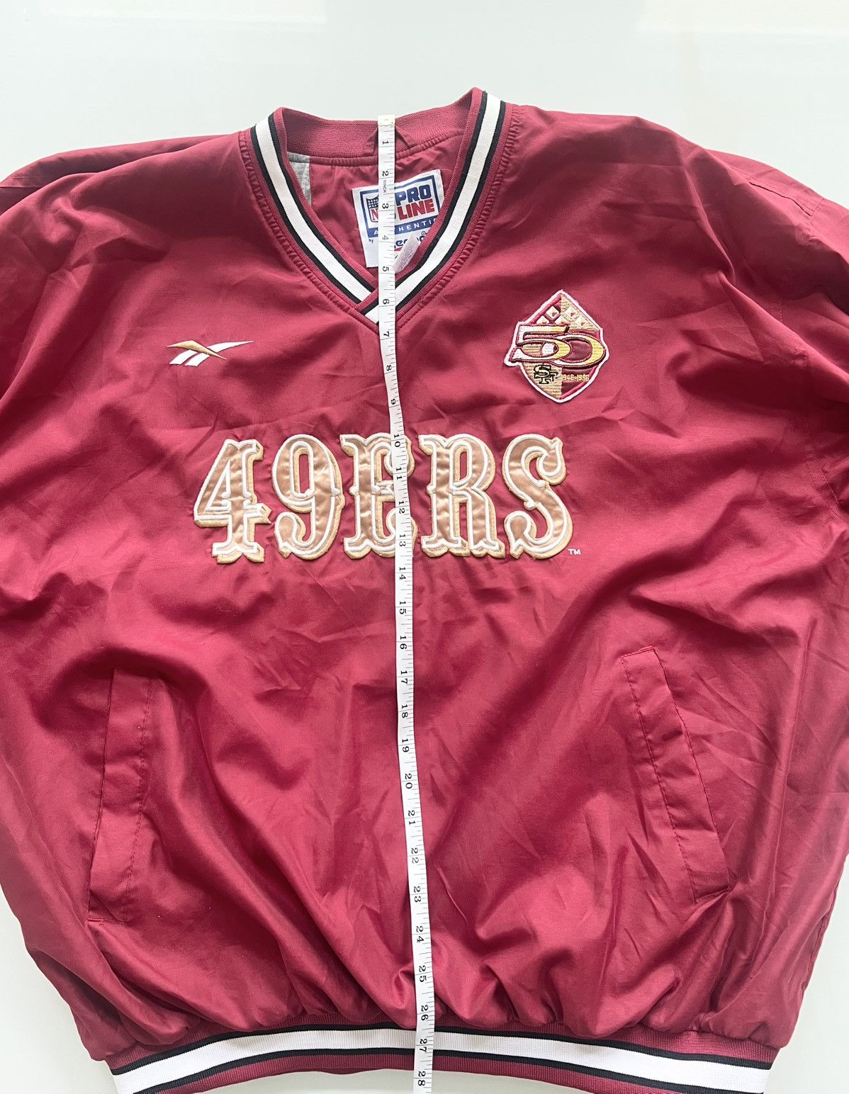 Vintage 90s Reebok San Francisco 49ers Pullover Windbreaker