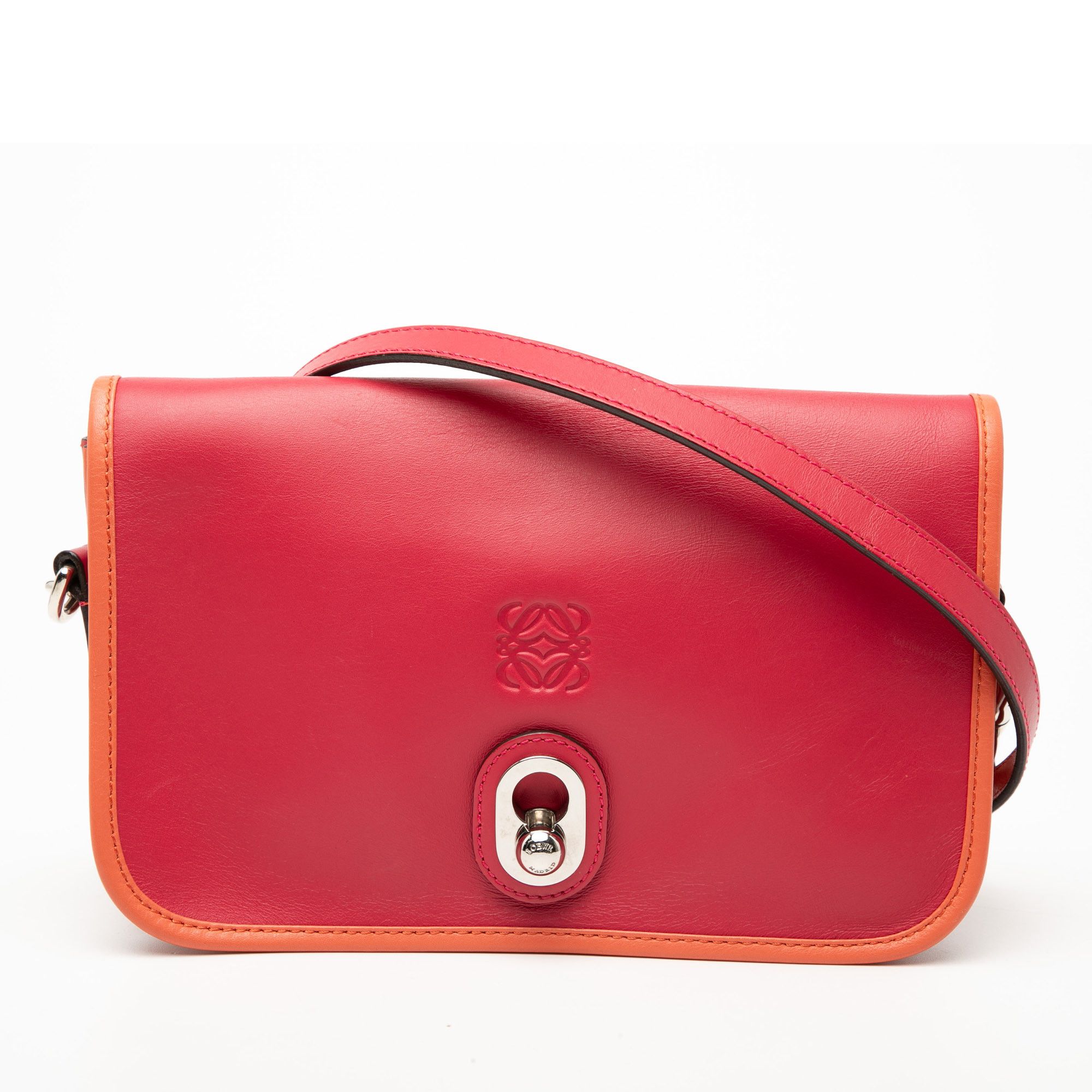 Loewe LOEWE Bicolor Leather Anagram Ines Flap Crossbody Size ONE SIZE - 1 Thumbnail