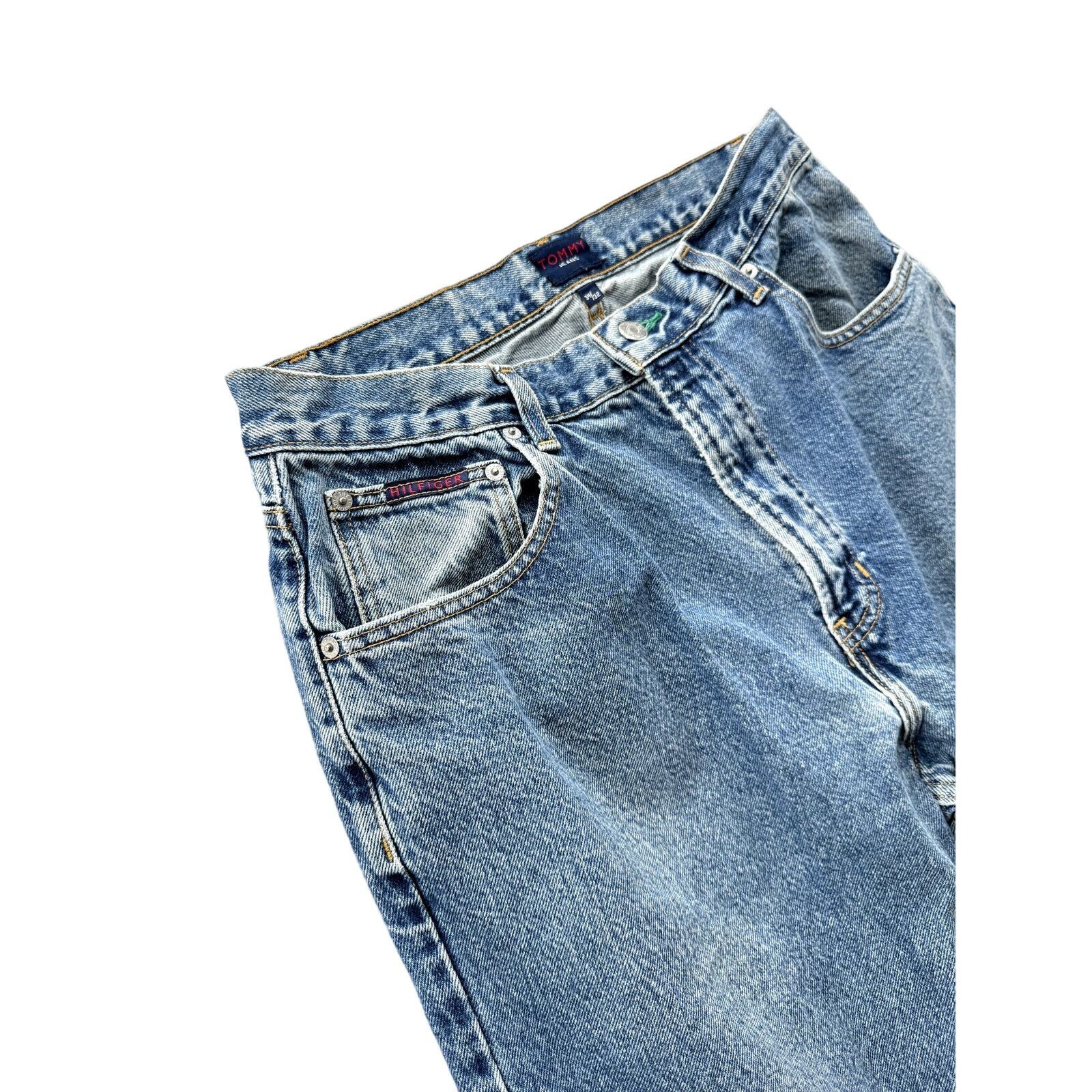 Tommy Hilfiger × Vintage Vintage 1990's Tommy Hilfiger Relaxed Denim Jeans Size US 34 / EU 50 - 7 Thumbnail