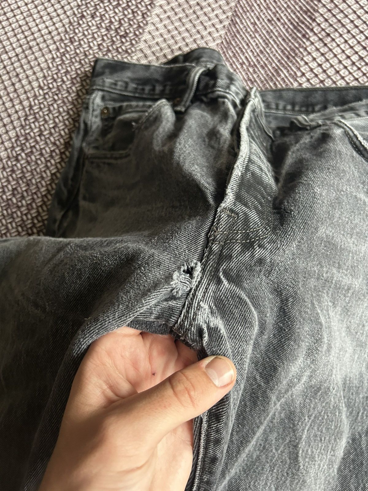 Levi's Vintage Levis Distressed Stonewashed Denim Jeans Size W34L30 Size US 34 / EU 50 - 9 Thumbnail