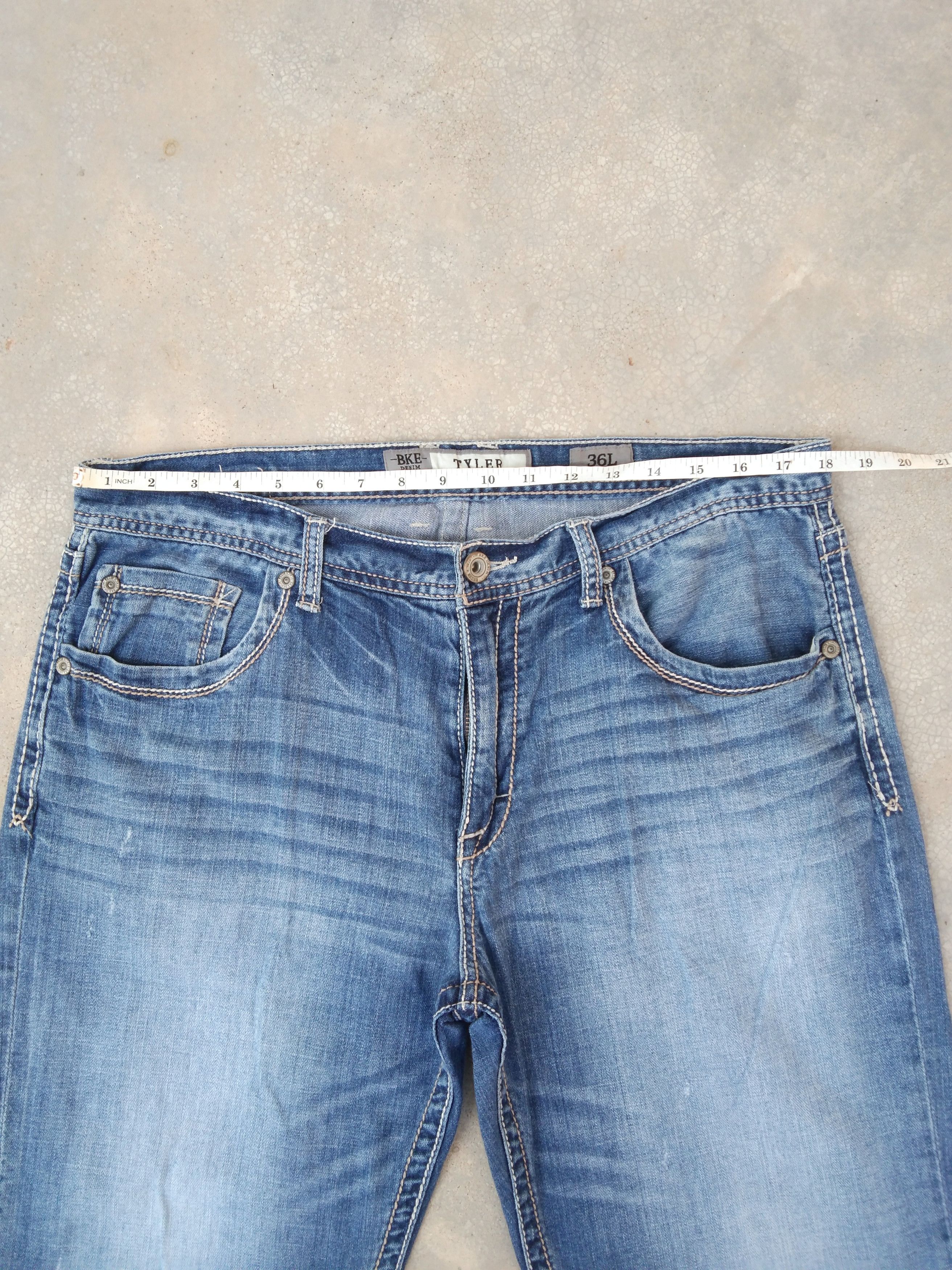Jean Y2k Vintage Buckle BKE Denim Tyler Boot Cut Jeans 36x32 Size US 36 / EU 52 - 5 Thumbnail