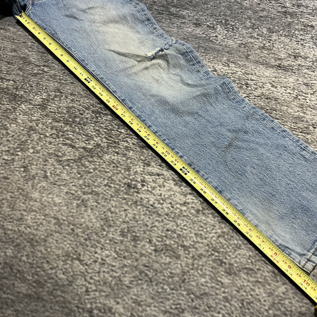 Levi's Vintage Levi's 501 Button Fly Blue Faded Baggy Skater Jeans Size US 34 / EU 50 - 16 Thumbnail
