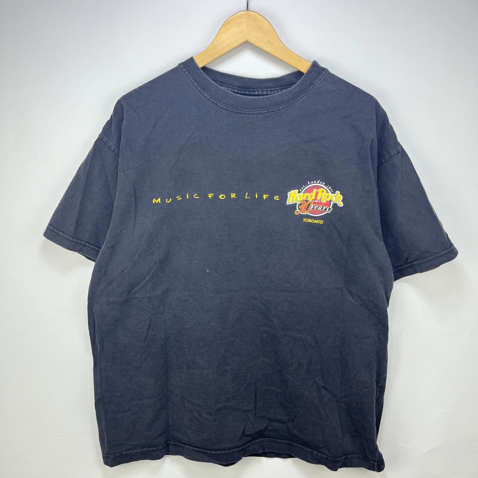 Hard Rock Cafe Vintage 90s Hard Rock Cafe Toronto Sun Faded Tour T-Shirt XL Size US XL / EU 56 / 4 - 1 Thumbnail