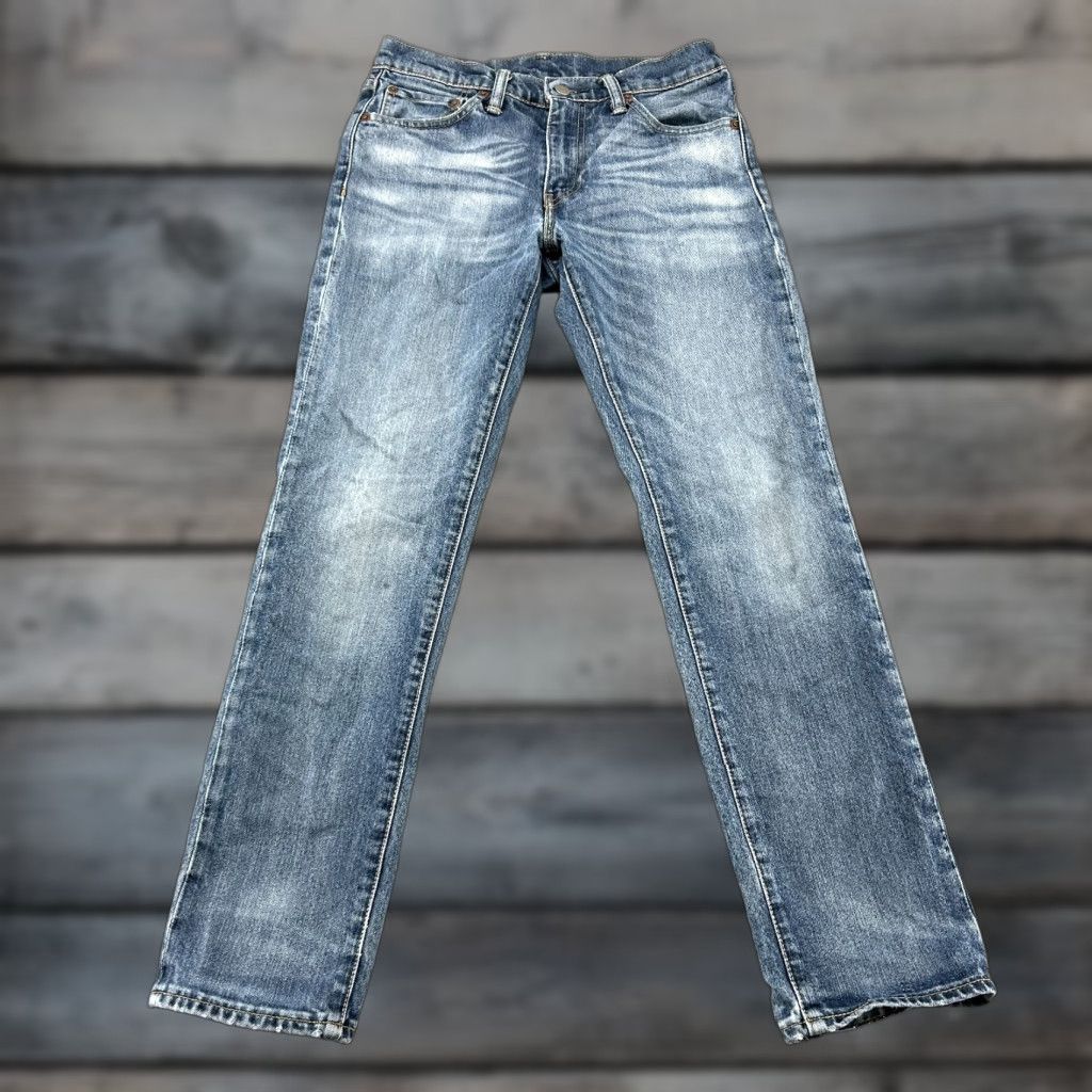 Levi's Levi's 511 Jeans Mens 30x30 Blue Slim Straight Leg Medium Wash Stretch Denim Size US 30 / EU 46 - 1 Thumbnail