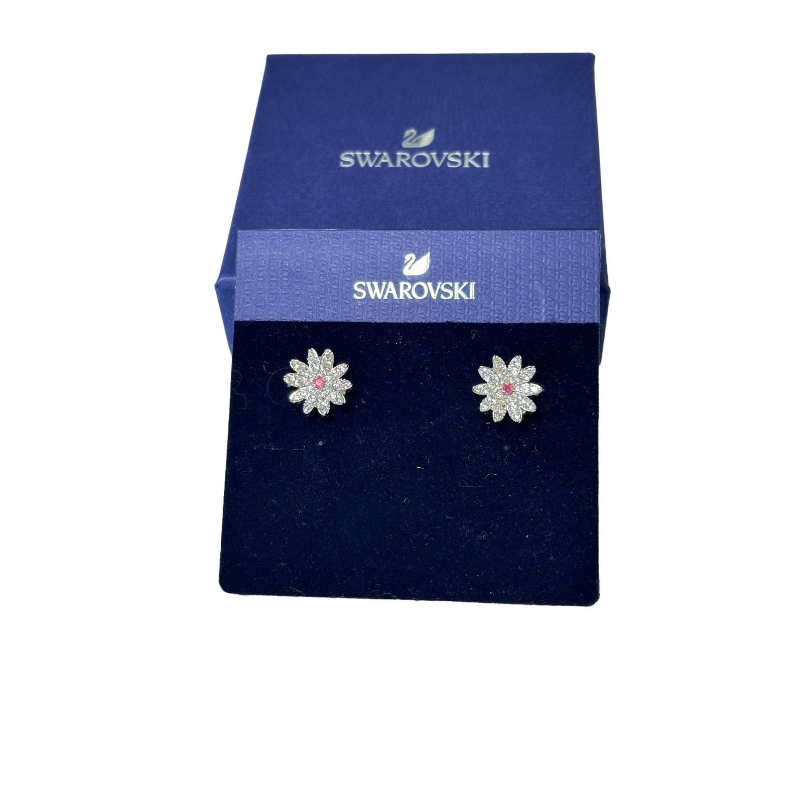 Swarovski Swarovski Eternal Flower stud earrings Flower, Pink Size ONE SIZE - 1 Thumbnail