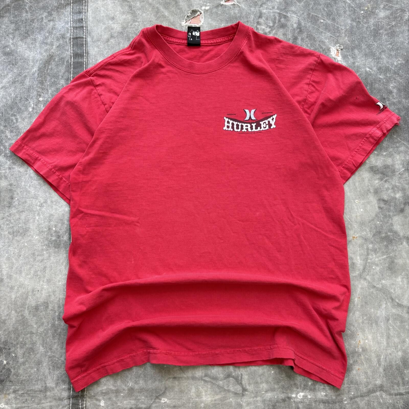 Hurley Vintage Y2K Hurley Double Side Skate Grunge Streetwear Shirt Size US L / EU 52-54 / 3 - 2 Thumbnail