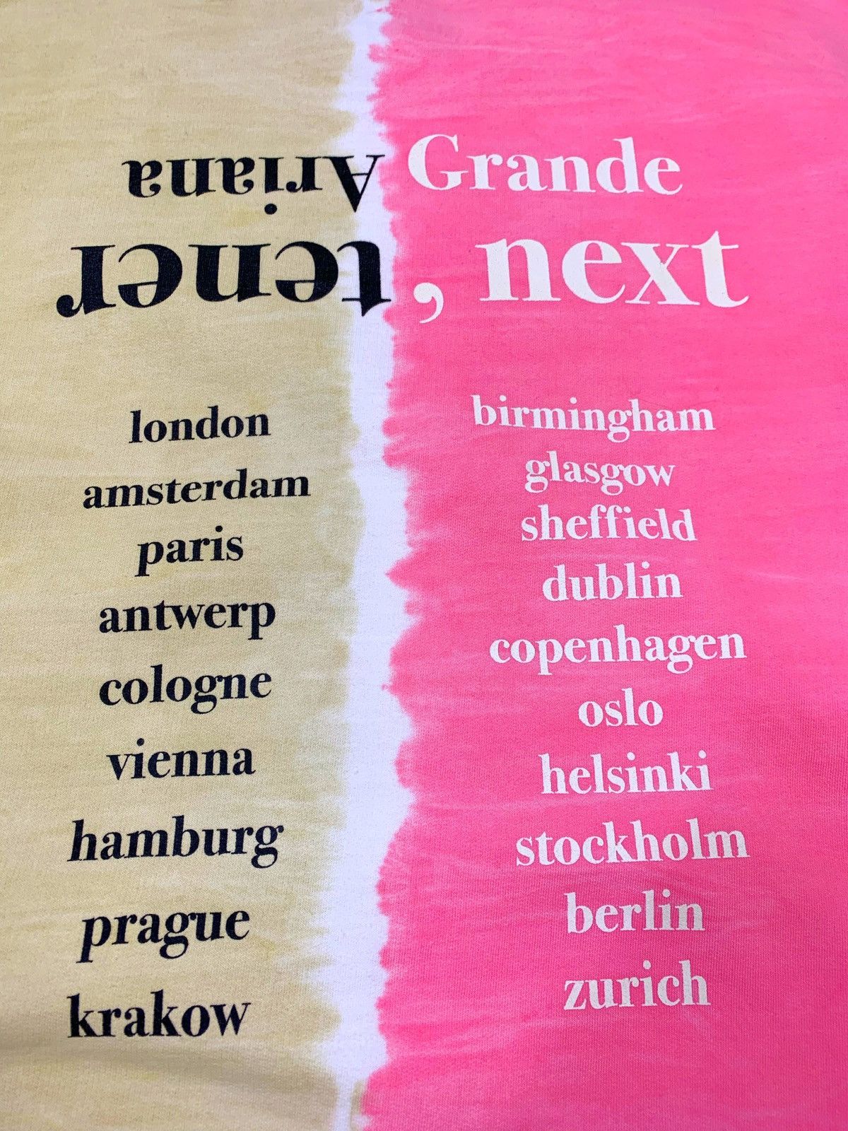 Band Tees Ariana Grande Sweatshirt World Tour 2019 Unisex Oversized Size L / US 10 / IT 46 - 12 Thumbnail