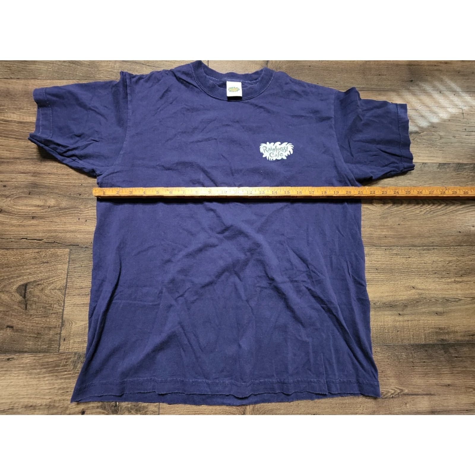 Vintage VINTAGE Rainforest Cafe T Shirt Mens L Crew Neck Short Sleeve Double Sided USA Made Blue 90s Graphic Print Shirt Mens Size US L / EU 52-54 / 3 - 2 Thumbnail