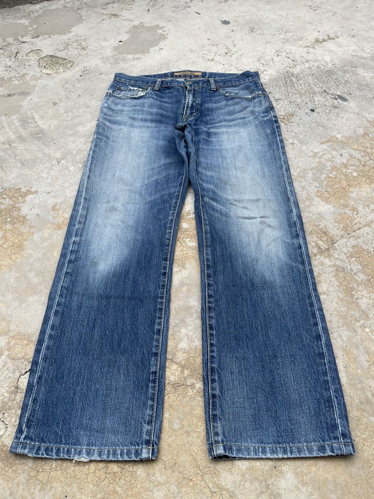 Uniqlo Vintage Uniqlo S-002 Regular Fit Straight Jeans Size US 32 / EU 48 - 1 Thumbnail