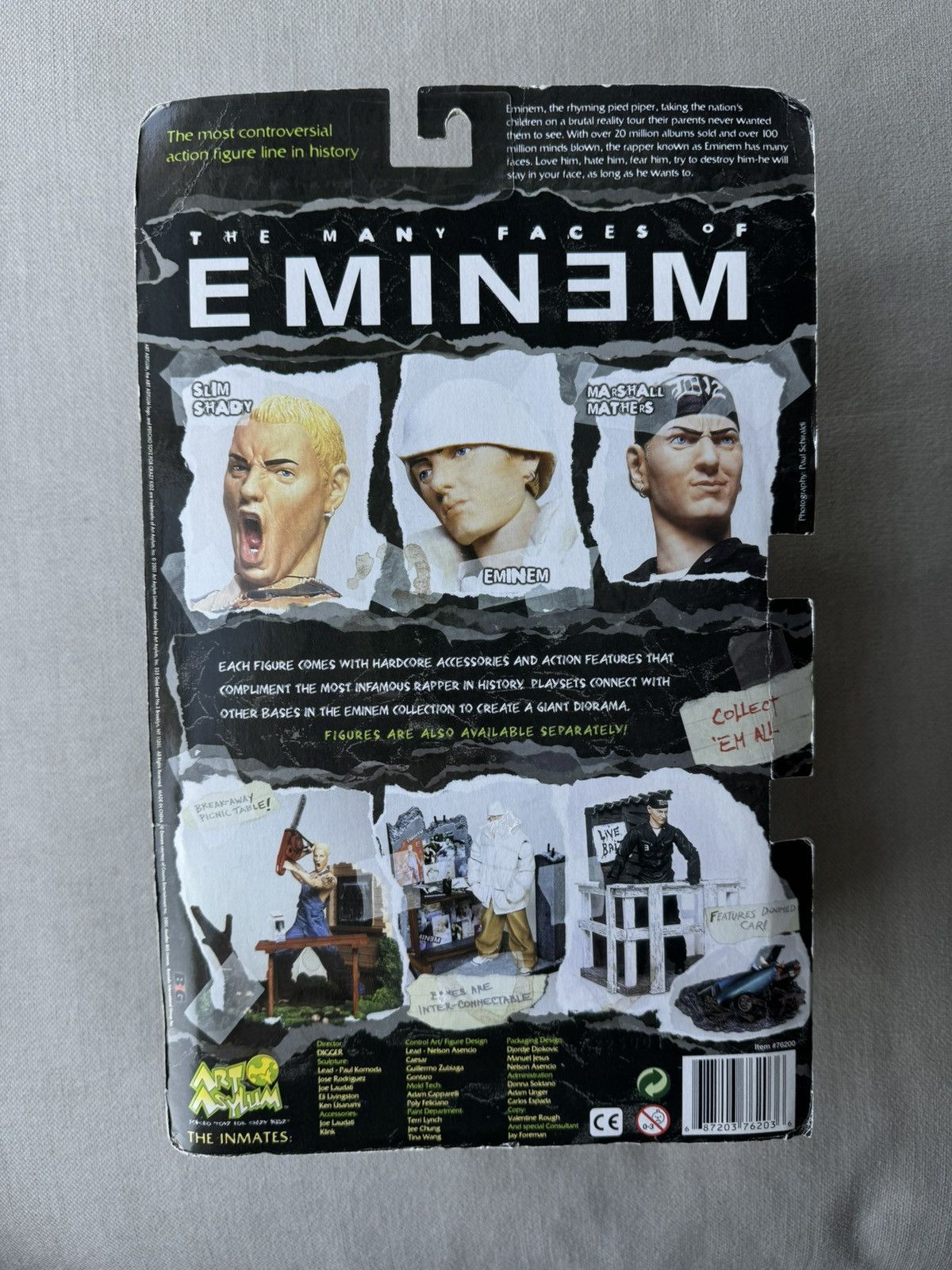 Eminem Eminem My Name Is Slim Shady Art Asylum Psycho Toyz Figure Size ONE SIZE - 8 Thumbnail