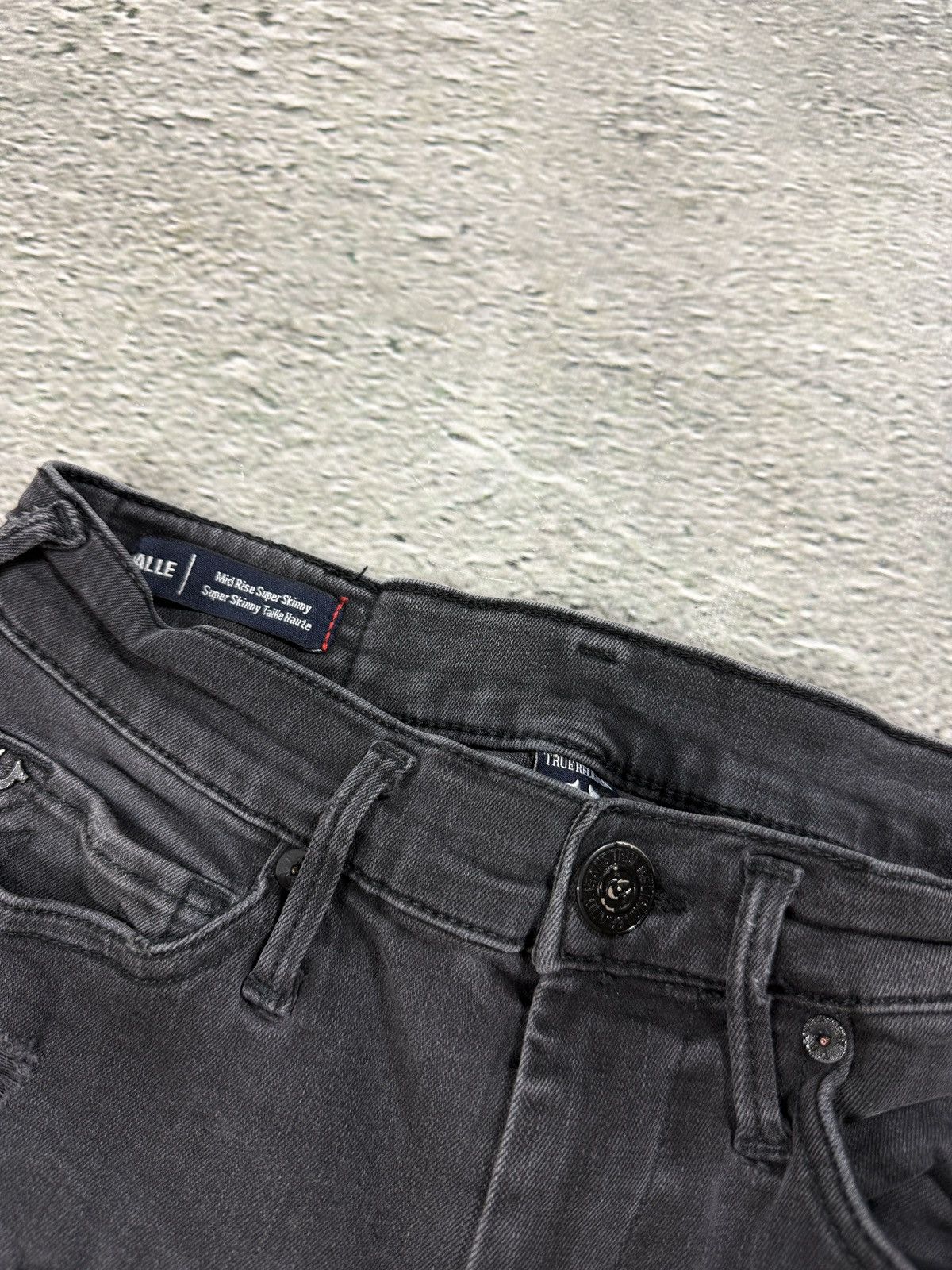 True Religion True Religion vintage black denim shorts mini Size 28" / US 6 / IT 42 - 8 Thumbnail