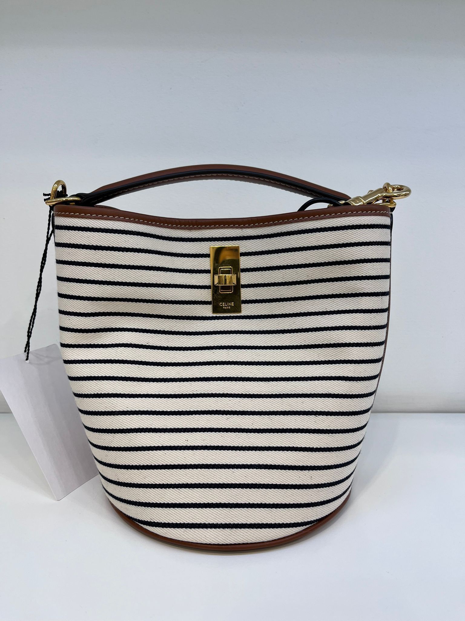 Celine o1bcso1str0725 Size : OS / 197572 16 Soft Bag in Navy/Tan Size ONE SIZE - 2 Thumbnail